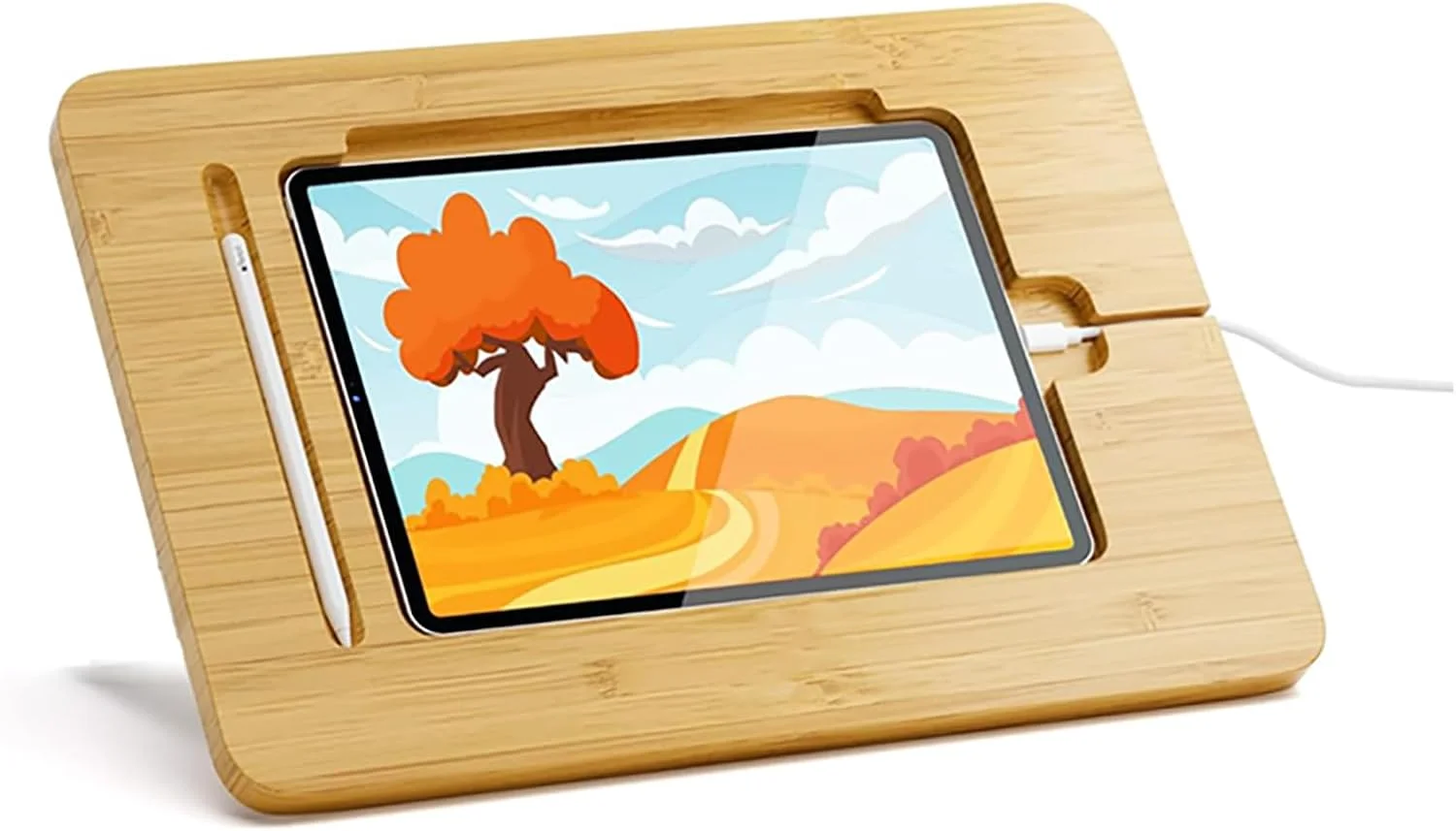 پایه نگهدارنده چوبی تبلت برای آیپد، سه پایه نقاشی قابل تنظیم چند زاویه، پایه رومیزی هنرمند برای خلق آثار دیجیتال پایه نگهدارنده چوبی تبلت برای آیپد، سه پایه نقاشی قابل تنظیم چند زاویه، پایه رومیزی هنرمند برای خلق آثار دیجیتال