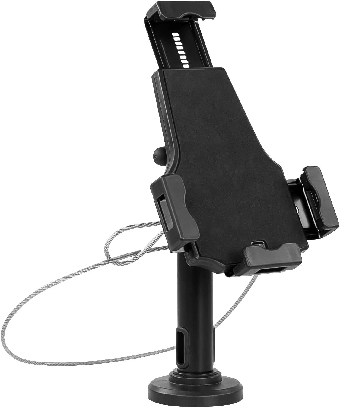 پایه کیوسک تبلت یونیورسال Mount-It! با قابلیت نصب روی دیوار | استند تبلت قفل‌دار با گیره‌های قابل تنظیم برای آیپد، آیپد ایر، سامسونگ گلکسی تب، سرفیس گو و تبلت‌های 7.9 تا 10.9 اینچی - MI-3784