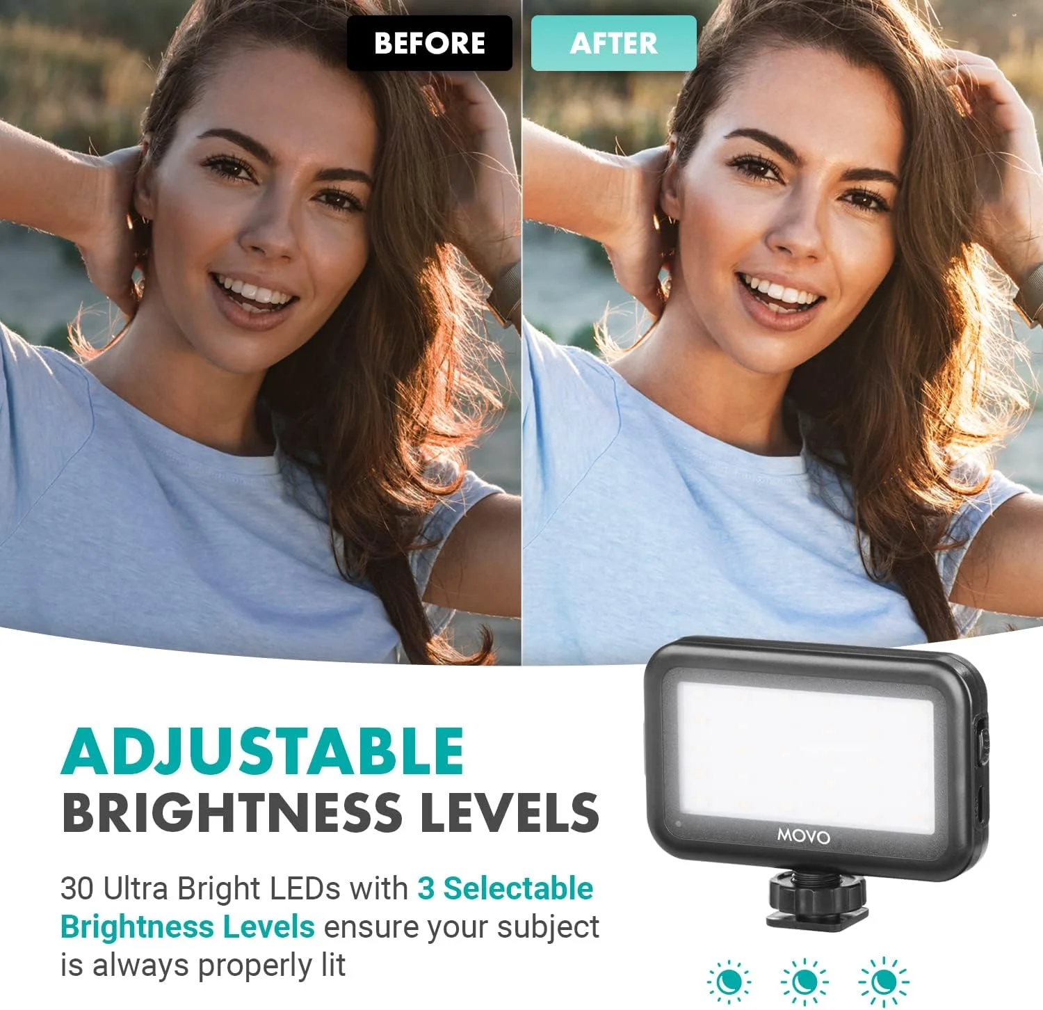 کیت ولاگینگ تبلت Movo برای آیپد - کیت ولاگینگ آیپد با نگهدارنده تبلت، سه پایه بزرگ، میکروفون، نور LED، توسعه دهنده کفشک سرد - کیت استارتر یوتیوب با پایه سه پایه آیپد برای ضبط ویدیو