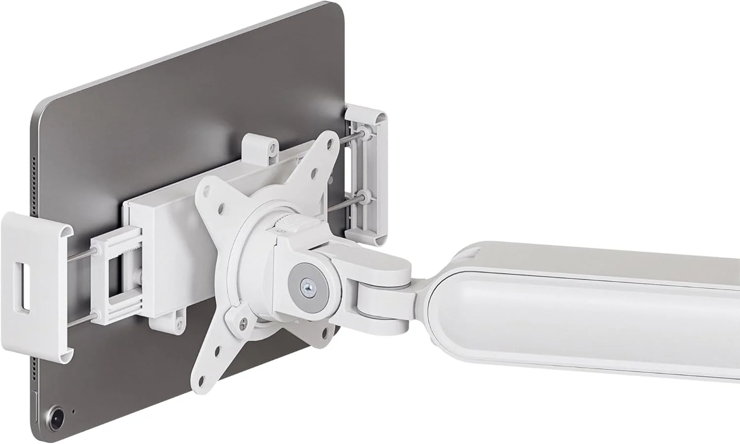 آداپتور نصب تبلت یونیورسال Mount Plus VESAT01 برای آیپد، آیپد پرو، تبلت ها، نمایشگرهای قابل حمل روی بازوی مانیتور | VESA 75x75 حداکثر صفحه نمایش 15 اینچ