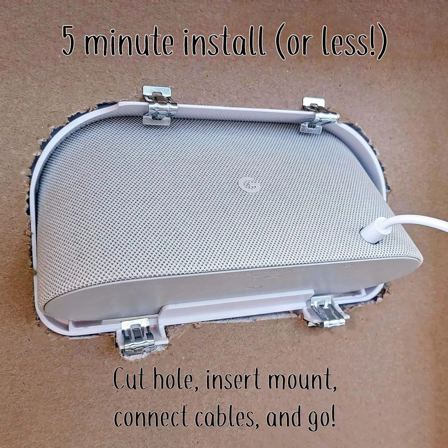 پایه دیواری توکار ساده Mount Genie برای تبلت گوگل پیکسل: مرکز فرماندهی هوشمند خانگی عالی | ارتقاء آسان از گوگل/نست هاب | گزینه PoE موجود است | طراحی شده در ایالات متحده آمریکا