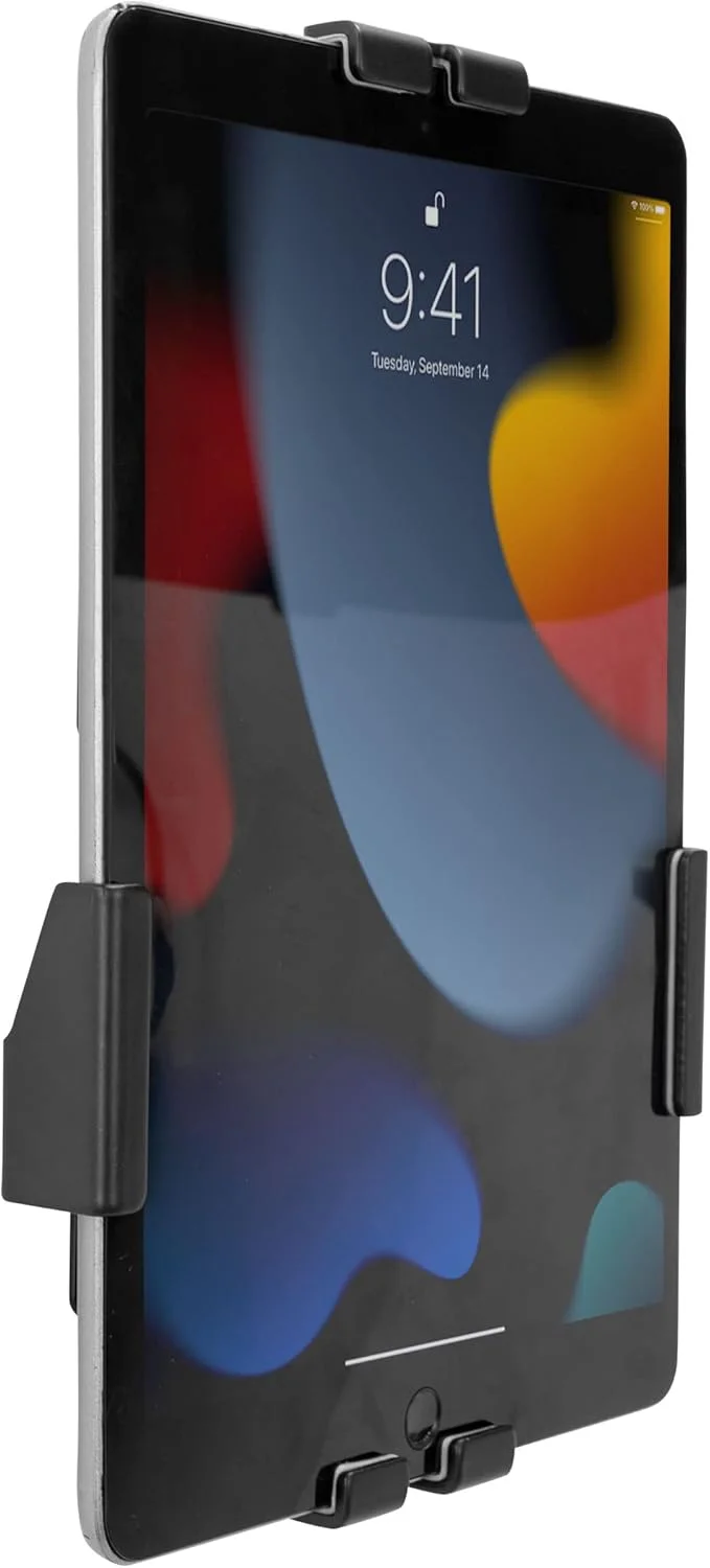پایه دیواری تبلت ضد سرقت Mount-It! | سازگار با تبلت های 7.9 تا 11 اینچی آیپد و سامسونگ | کیوسک امن دیواری، مشکی