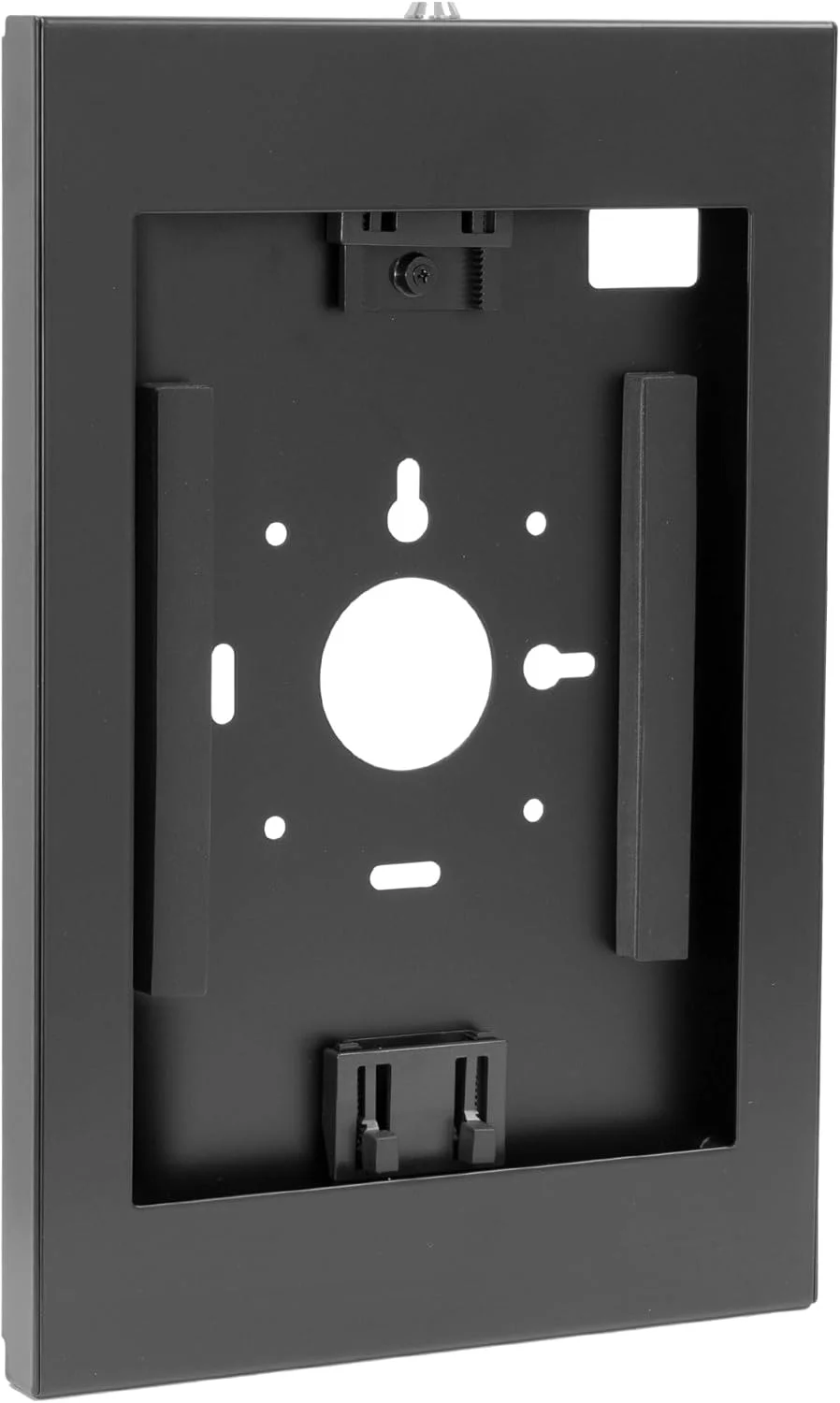 پایه دیواری کیوسک تبلت ضد سرقت Mount-It! سازگار با آیپد 10، 9، 8، پرو 10.5، ایر 10.5، کیوسک قفل دار برای آیپد، پایه دیواری تبلت امنیتی فولادی کم حجم، مشکی پایه دیواری کیوسک تبلت ضد سرقت Mount-It! سازگار با آیپد 10، 9، 8، پرو 10.5، ایر 10.5، کیوسک قفل دار برای آیپد، پایه دیواری تبلت امنیتی فولادی کم حجم، مشکی