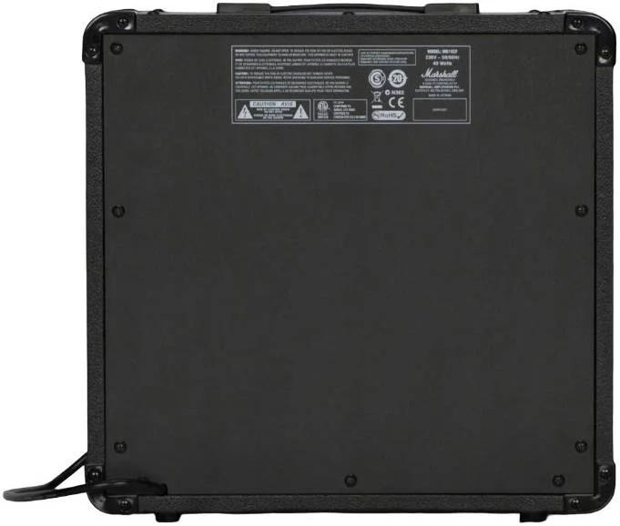 آمپلی فایر کامبو 15 وات مارشال MG15G با یک اسپیکر 8 اینچی، توان خروجی 15 وات، اسپیکر سفارشی 6.5 اینچی، 2 کانال مجزا، تکنولوژی حالت جامد، 1 ورودی ساز 1/4 اینچی + 1 ورودی کمکی 3.5 میلی متری، مشکی/طلایی | MG15G