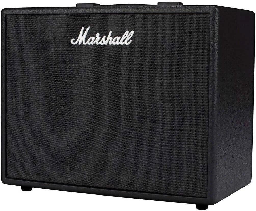 آمپلی فایر دیجیتال کومبو 50 وات مارشال Code 50 با اسپیکر سفارشی 12 اینچی، 24 افکت دیجیتال، 100 پریست داخلی، قابلیت ویرایش و ایجاد پریست، تکنولوژی دیجیتال، مشکی | CODE50