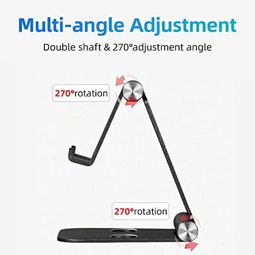 پایه مانیتور کوکوپار، نگهدارنده تلفن همراه رومیزی قابل تنظیم، آلومینیومی کاملاً تاشو، سازگار با تلفن های هوشمند، مانیتور قابل حمل، آیپد، آیفون 12 پرو مینی، نینتندو سوییچ، تبلت ها