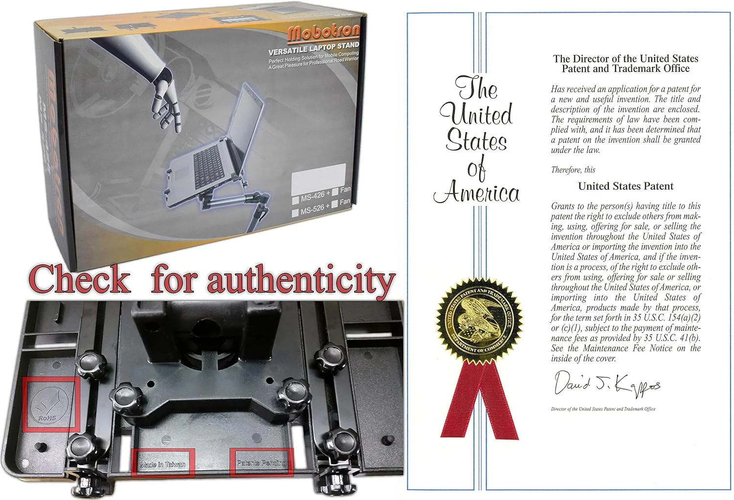 پایه نگهدارنده لپ تاپ استاندارد خودرو Mobotron MS-426