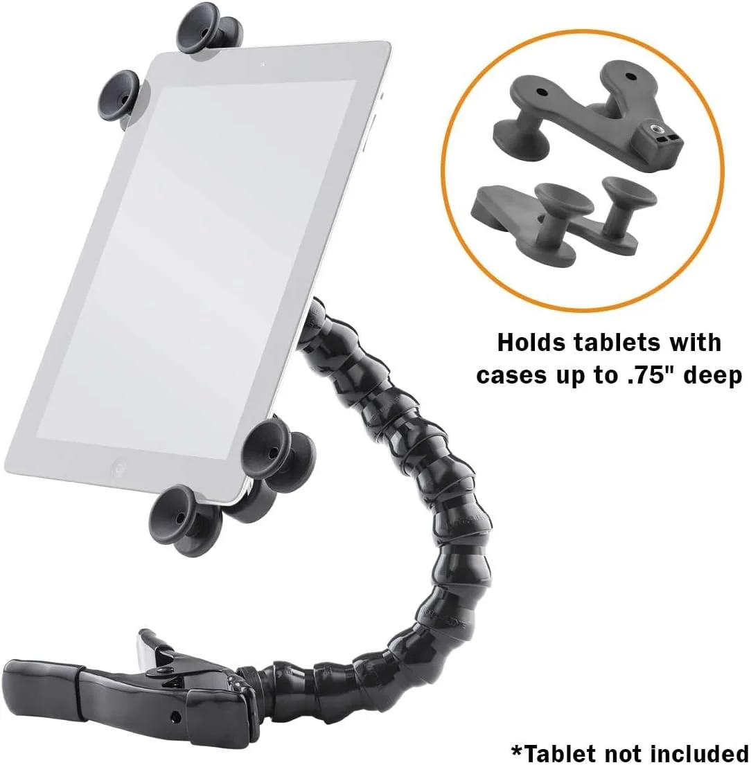 نگهدارنده تبلت ModularHose با گیره فنری سنگین (تا 2 اینچ باز می شود)، سازگار با تبلت ها و قاب ها تا 14.25 اینچ (iPad, iPad Air, iPad Pro 11, Samsung Tab, Microsoft Surface)، بازوی 14 اینچی نگهدارنده تبلت ModularHose با گیره فنری سنگین (تا 2 اینچ باز می شود)، سازگار با تبلت ها و قاب ها تا 14.25 اینچ (iPad, iPad Air, iPad Pro 11, Samsung Tab, Microsoft Surface)، بازوی 14 اینچی