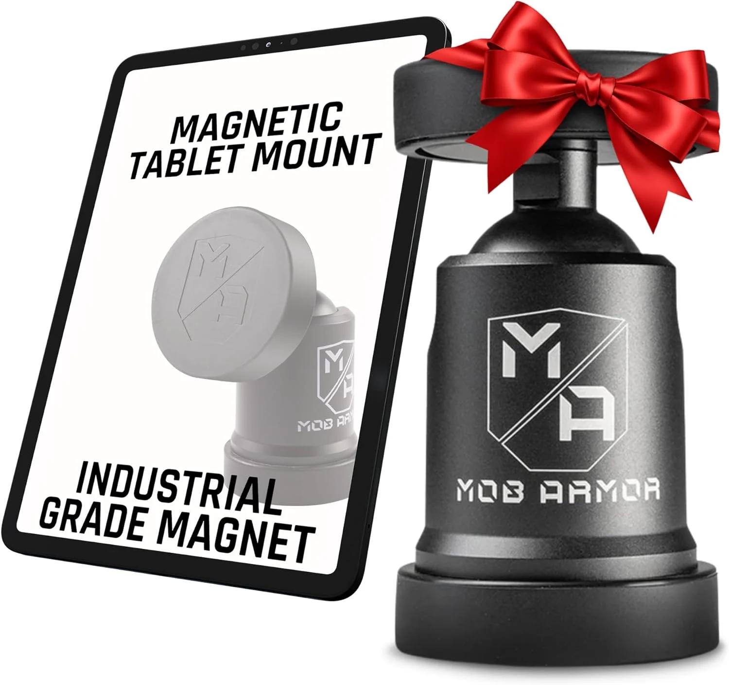 نگهدارنده تبلت مگنتی یونیورسال Mob Armor Tabnetic Maxx برای خودرو، مونتاژ شده در ایالات متحده آمریکا، پشتیبانی از چندین نسل آیپد، هدیه برای آقایان، پدر، دوست پسر