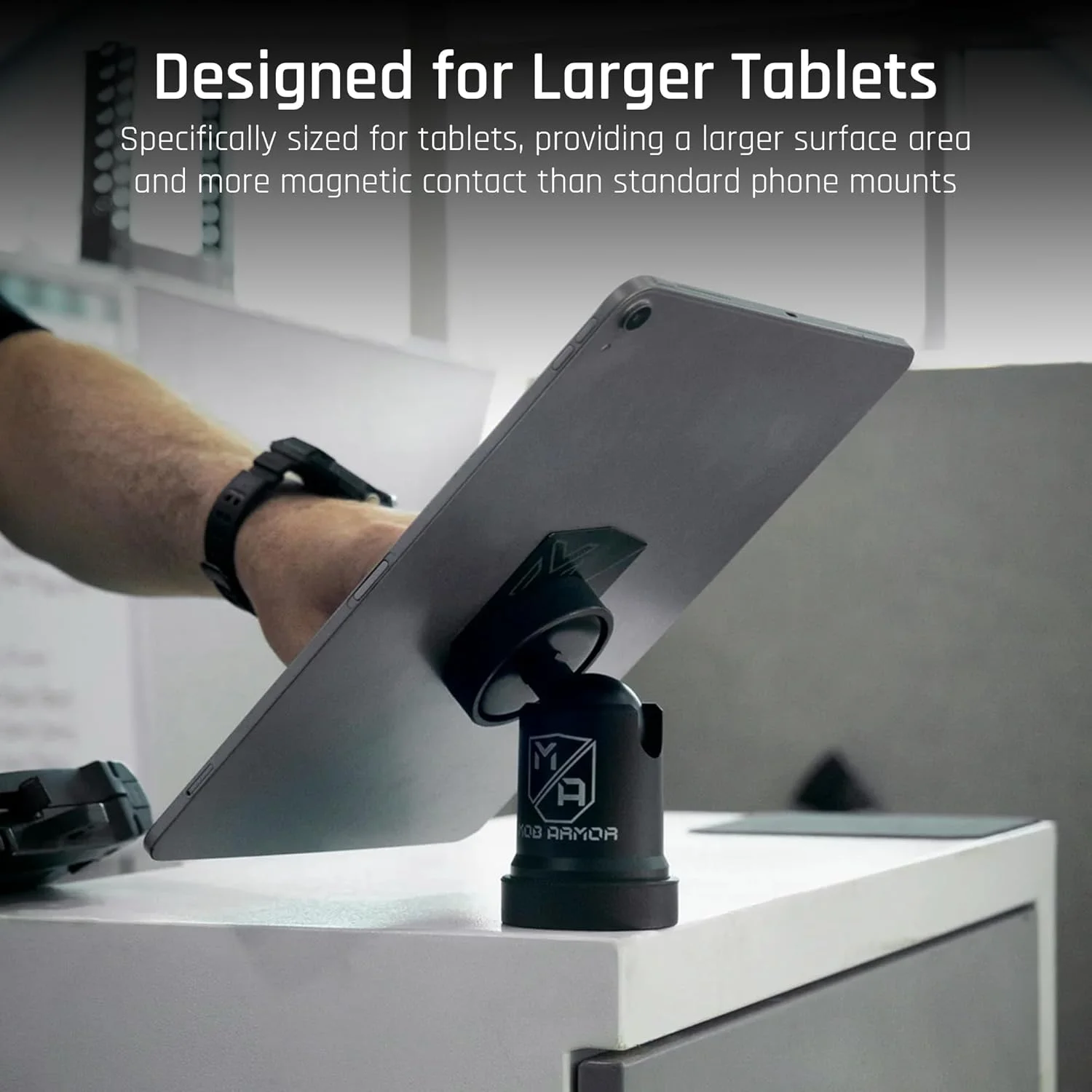 نگهدارنده تبلت مگنتی یونیورسال Mob Armor Tabnetic Maxx برای خودرو، مونتاژ شده در ایالات متحده آمریکا، پشتیبانی از چندین نسل آیپد، هدیه برای آقایان، پدر، دوست پسر نگهدارنده تبلت مگنتی یونیورسال Mob Armor Tabnetic Maxx برای خودرو، مونتاژ شده در ایالات متحده آمریکا، پشتیبانی از چندین نسل آیپد، هدیه برای آقایان، پدر، دوست پسر