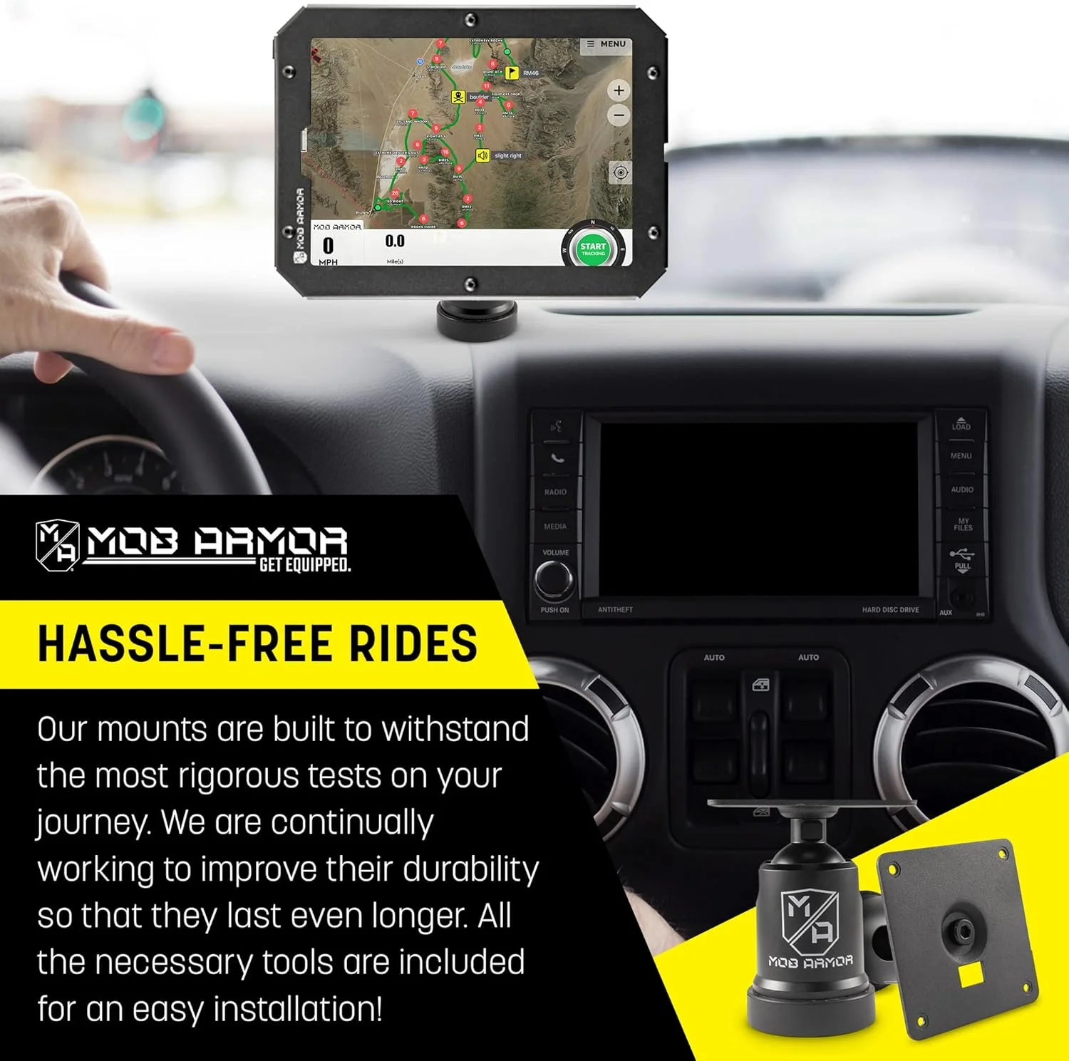 پایه مغناطیسی 75 میلی‌متری VESA Maxx Mob Armor، سازگار با سری Armor محفظه‌های تبلت، صفحه فلزی VESA، صفحه نصب مغناطیسی، پایه مغناطیسی تبلت