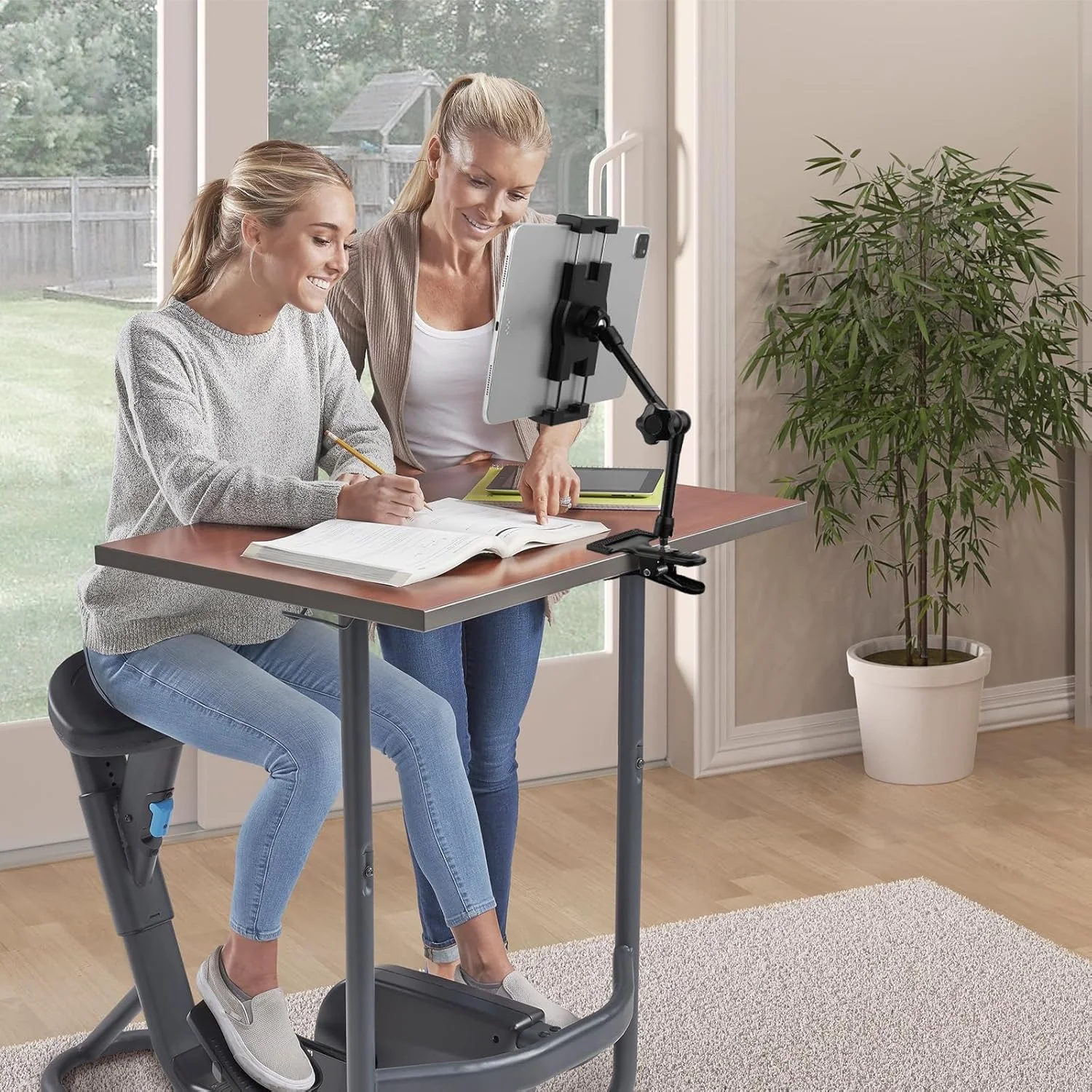 نگهدارنده تبلت برای میز/تخته رسم/قفسه، بازوی آلیاژ آلومینیوم قابل تنظیم 360 درجه با گیره فلزی، سازگار با آیپد/نکسوس/الجی جی پد/کتابخوان الکترونیکی/سوییچ 7 تا 12.9 اینچی نگهدارنده تبلت برای میز/تخته رسم/قفسه، بازوی آلیاژ آلومینیوم قابل تنظیم 360 درجه با گیره فلزی، سازگار با آیپد/نکسوس/الجی جی پد/کتابخوان الکترونیکی/سوییچ 7 تا 12.9 اینچی