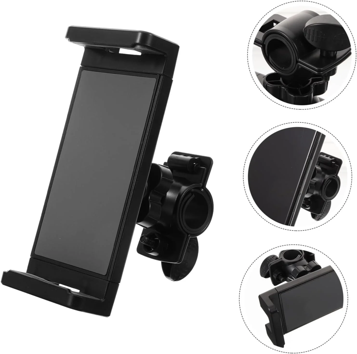 نگهدارنده تبلت تخت Milisten برای تردمیل و دوچرخه ورزشی، هولدر تبلت جهانی، پایه نگهدارنده قابل تنظیم تلفن برای استفاده بدون دست، طراحی جمع و جور و محکم، مناسب برای کالسکه و تجهیزات تناسب اندام