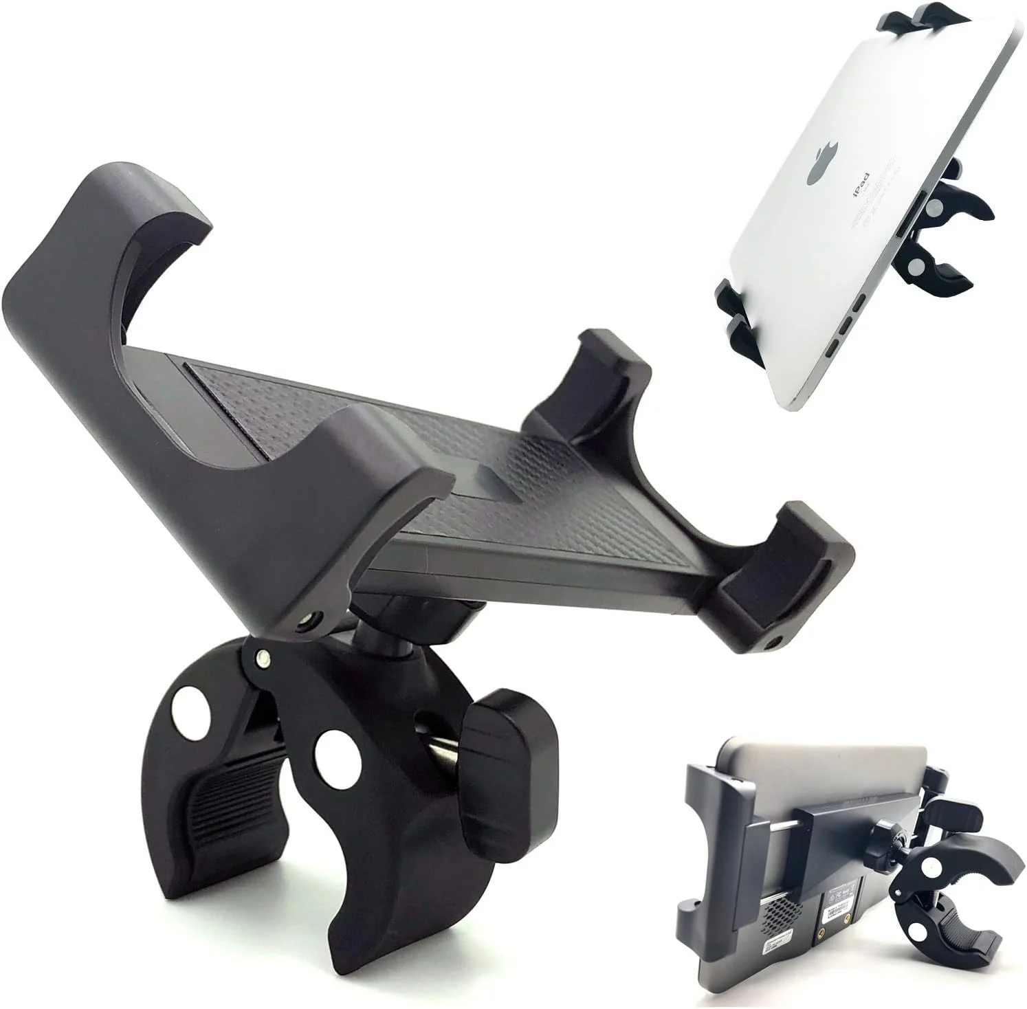 پایه نگهدارنده تبلت و گوشی هوشمند سری Lycan برای میله و ریل قایق، مناسب برای آیپد پرو 12.9 10.5 9.7 ایر مینی، گلکسی تب، گوشی 17 16 15 پرو مکس پلاس S25، پیکسل، سرفیس پرو اسلیت