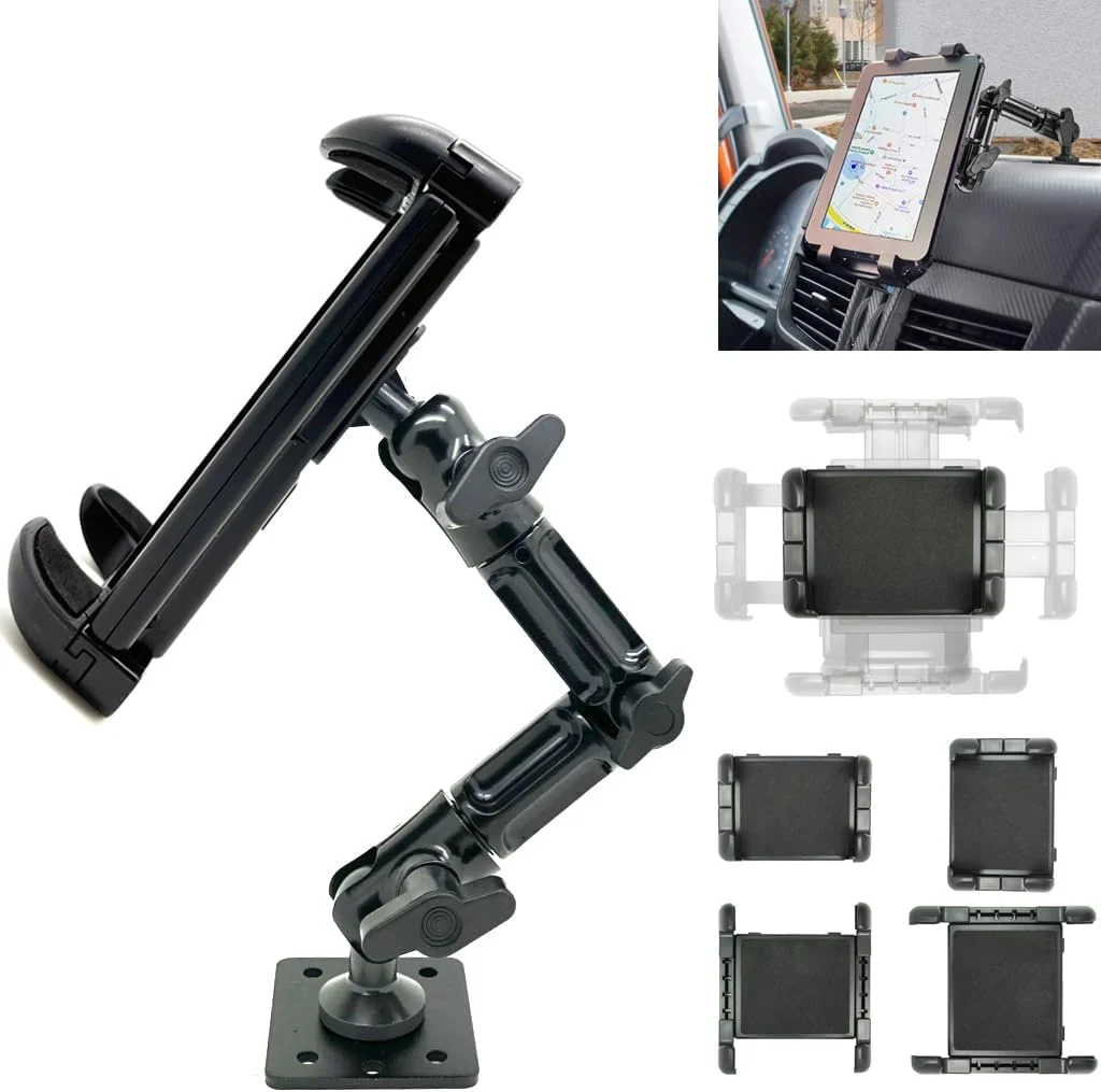 پایه تبلت فلزی صنعتی 8 اینچی LycoGear با آلیاژ سنگین - نگهدارنده آیپد برای دیوار یا کامیون، سازگار با آیپد پرو ایر مینی 12.9، گلکسی اس، سرفیس پرو و سوییچ پایه تبلت فلزی صنعتی 8 اینچی LycoGear با آلیاژ سنگین - نگهدارنده آیپد برای دیوار یا کامیون، سازگار با آیپد پرو ایر مینی 12.9، گلکسی اس، سرفیس پرو و سوییچ