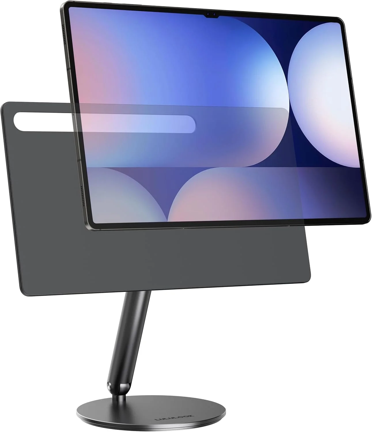 پایه تبلت مغناطیسی تاشو LULULOOK 2025 برای Samsung Galaxy Tab S10/S9/S8 Ultra 14.6 اینچ، پایه شناور چرخان 360 درجه ارتقا یافته تمام آلیاژ آلومینیوم با سوراخ S-Pen برای Ultra 14.6 اینچ