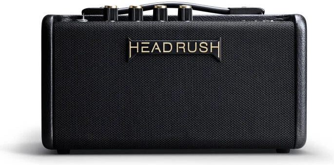 مدل کننده آمپلی فایر HeadRush FRFR-GO، بلندگوهای دوگانه 3 اینچی برای شبیه سازی دقیق آمپلی فایر گیتار و کابینت، توان 30 وات، ورودی سطح لاین 1/4 اینچی، EQ باس و تریبل، تا 13 ساعت عمر باتری، مشکی | FRFR-GO