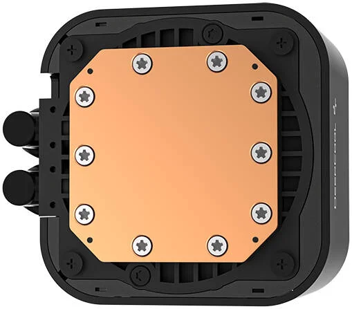 خنک کننده مایع پردازنده دیپ کول LQ360 AIO، نمایشگر LCD، رادیاتور 360 میلی متری، سرعت فن 2400 دور در دقیقه، جریان هوای فن 72.04 CFM، نوع بلبرینگ هیدرو، فناوری ضد نشت، مشکی | R-LQ360-BKLSMW-G-1