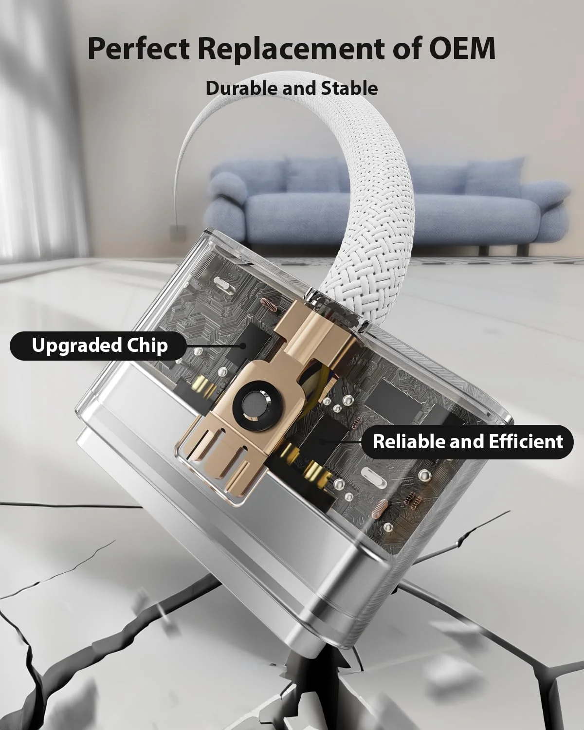 کابل USB-C به مگنت 3 در 1 اماوازیون 140 وات - با روکش نایلونی بافته شده 2 متری برای مک بوک پرو 14/16 اینچ و مک بوک ایر 13/15 اینچ کابل USB-C به مگنت 3 در 1 اماوازیون 140 وات - با روکش نایلونی بافته شده 2 متری برای مک بوک پرو 14/16 اینچ و مک بوک ایر 13/15 اینچ