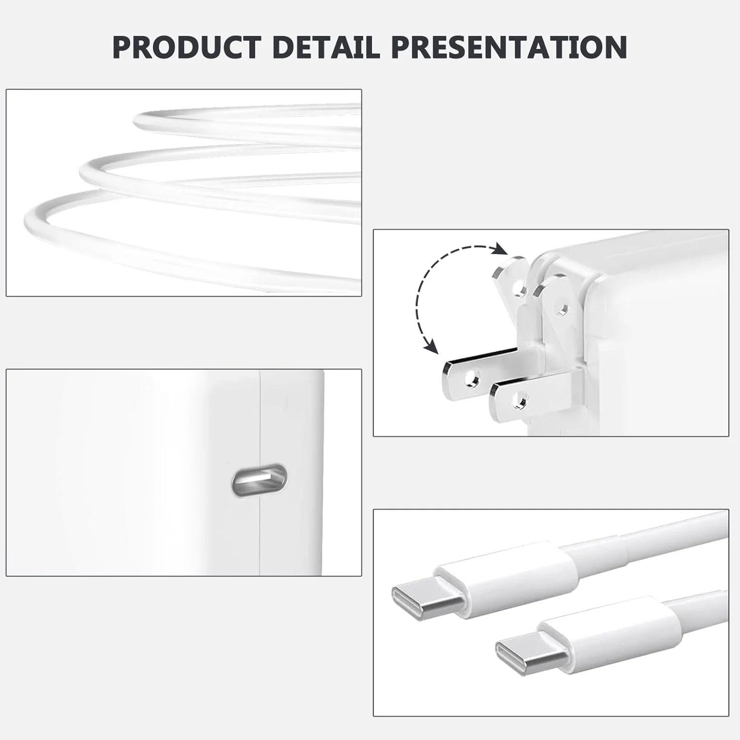 شارژر سریع 100 واتی USB C جیبائو سازگار با مک بوک پرو 16/15/14/13 اینچی، مک بوک ایر 13 اینچی، آداپتور برق آیپد پرو 2021/2020/2019/2018 برای همه لپتاپها و تلفنهای USB-C شارژر سریع 100 واتی USB C جیبائو سازگار با مک بوک پرو 16/15/14/13 اینچی، مک بوک ایر 13 اینچی، آداپتور برق آیپد پرو 2021/2020/2019/2018 برای همه لپتاپها و تلفنهای USB-C
