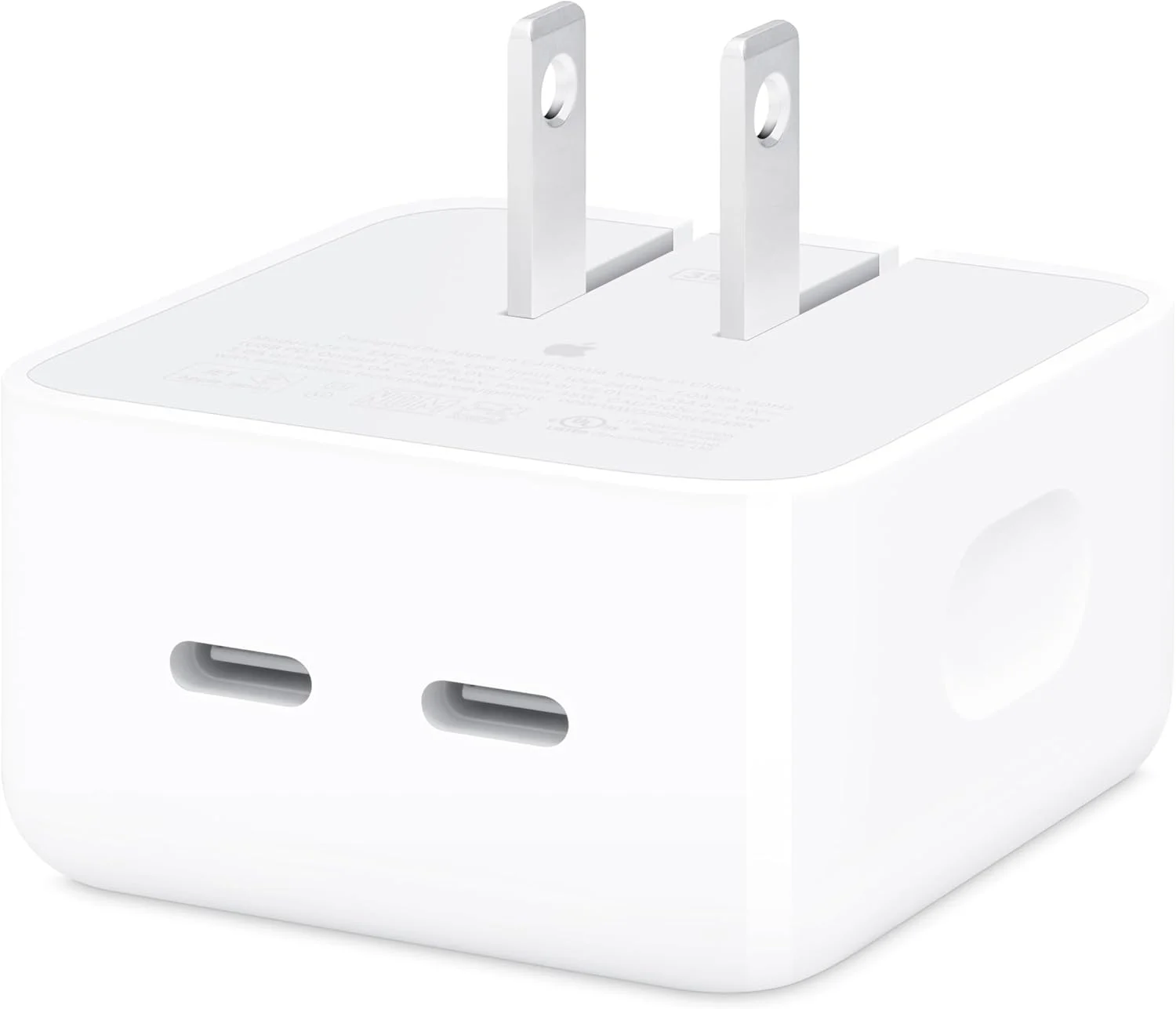 آداپتور برق جمع و جور 35 واتی دو پورت USB-C اپل: شارژ سریع و راحت، شارژر دیواری تایپ C آداپتور برق جمع و جور 35 واتی دو پورت USB-C اپل: شارژ سریع و راحت، شارژر دیواری تایپ C