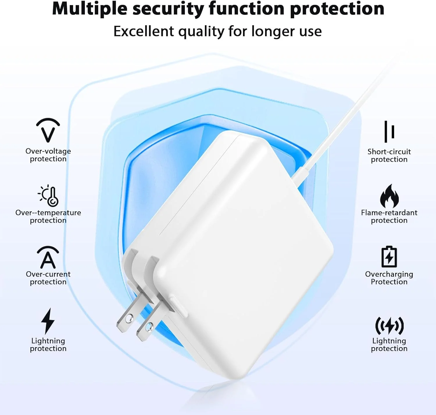 شارژر 85 واتی برای مک بوک پرو، آداپتور شارژر با شارژ سریع، آداپتور برق کانکتور 2T جایگزین AC، شارژر لپ تاپ سازگار با مک بوک پرو و ایر 13 اینچی - 15 اینچی رتینا بعد از اواسط 2012 شارژر 85 واتی برای مک بوک پرو، آداپتور شارژر با شارژ سریع، آداپتور برق کانکتور 2T جایگزین AC، شارژر لپ تاپ سازگار با مک بوک پرو و ایر 13 اینچی - 15 اینچی رتینا بعد از اواسط 2012