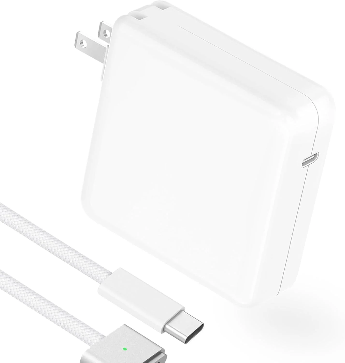 شارژر برای مک بوک پرو ۱۴ و ۱۶ اینچ و مک بوک ایر ۱۳ و ۱۵ اینچ (مدل های ۲۰۲۱ تا ۲۰۲۵) با آداپتور برق USB C ۹۶ وات / ۷۰ وات و کابل بافته شده USB C به طول ۲ متر با نشانگر LED، کیفیت اصلی شارژر برای مک بوک پرو ۱۴ و ۱۶ اینچ و مک بوک ایر ۱۳ و ۱۵ اینچ (مدل های ۲۰۲۱ تا ۲۰۲۵) با آداپتور برق USB C ۹۶ وات / ۷۰ وات و کابل بافته شده USB C به طول ۲ متر با نشانگر LED، کیفیت اصلی