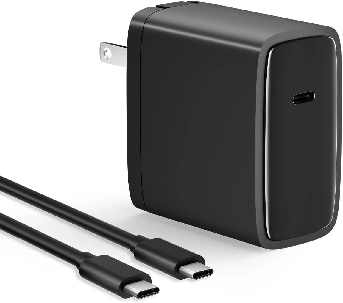 شارژر ۱۰۰ واتی برای مکبوک پرو/ایر ۱۳ ۱۴ ۱۵ ۱۶ اینچ M4 M3 M2 M1 2025 2024 2023 2022 2021 2020 2019، آداپتور برق شارژ سریع USB C لپتاپ با کابل شارژ USB-C به طول ۲ متر، جمع و جور و تاشو شارژر ۱۰۰ واتی برای مکبوک پرو/ایر ۱۳ ۱۴ ۱۵ ۱۶ اینچ M4 M3 M2 M1 2025 2024 2023 2022 2021 2020 2019، آداپتور برق شارژ سریع USB C لپتاپ با کابل شارژ USB-C به طول ۲ متر، جمع و جور و تاشو