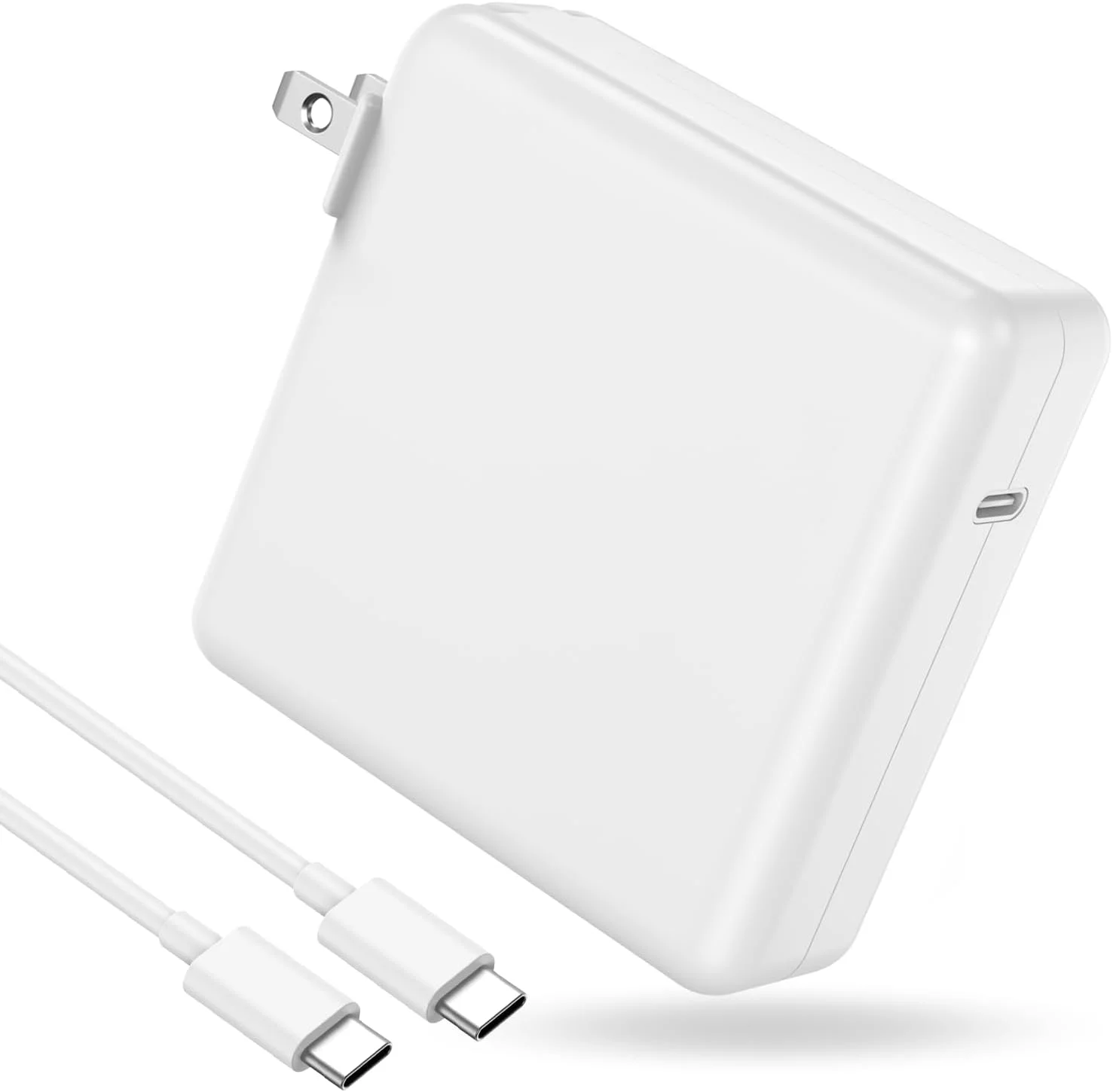 شارژر 96 واتی برای مک بوک پرو، آداپتور برق شارژ سریع، سازگار با مک بوک پرو 16، 15، 14، 13 اینچی، مک بوک ایر 15، 13 اینچی، آیپد پرو 2021-2025، M1 M2 M3، M4 به همراه کابل 2 متری USB C به C شارژر 96 واتی برای مک بوک پرو، آداپتور برق شارژ سریع، سازگار با مک بوک پرو 16، 15، 14، 13 اینچی، مک بوک ایر 15، 13 اینچی، آیپد پرو 2021-2025، M1 M2 M3، M4 به همراه کابل 2 متری USB C به C