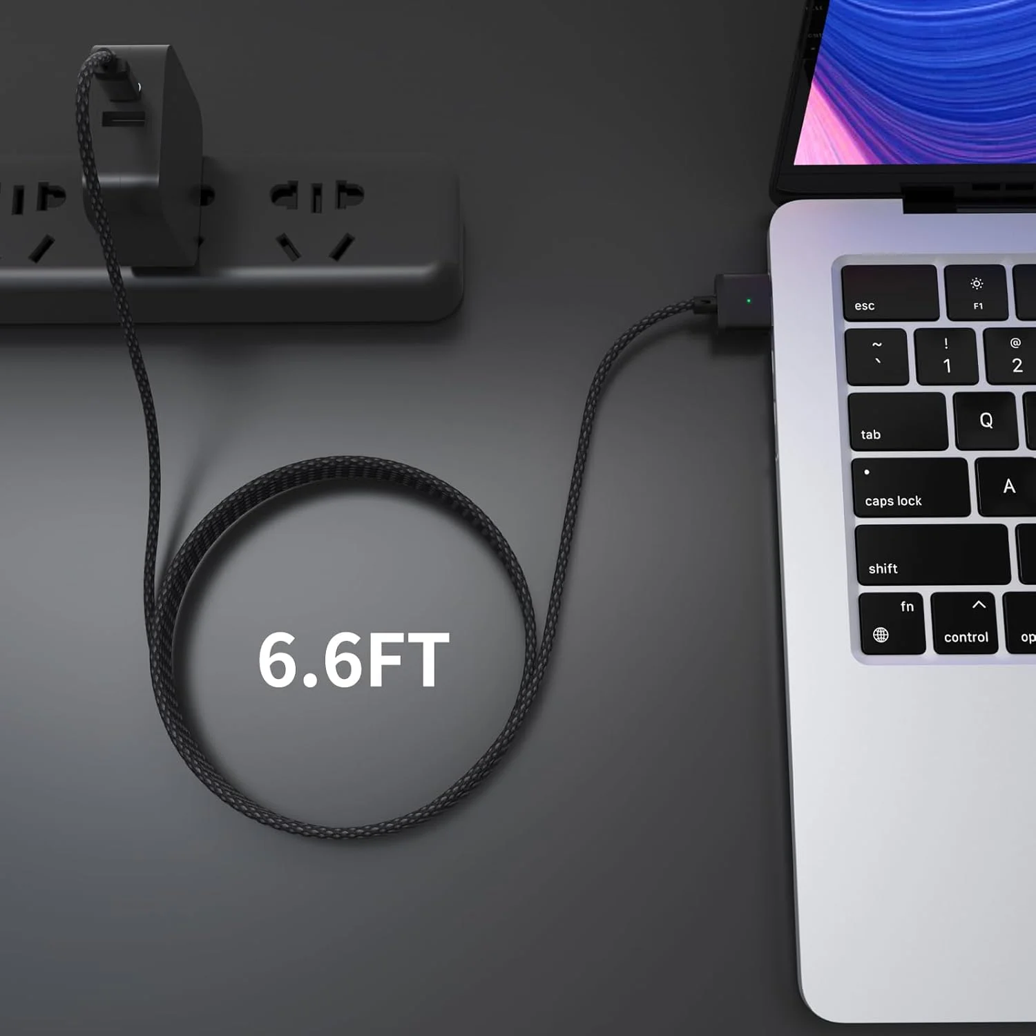 کابل USB-C به مگنتی 3 با توان 140 وات، کابل شارژ ایمن سازگار با مک بوک پرو 2021 M1 پرو و مکس 14 و 16 اینچ، مک بوک ایر 2022 M2، پرو 2023 M2 پرو و مکس 14 و 16 اینچ - طول 2 متر، مشکی کابل USB-C به مگنتی 3 با توان 140 وات، کابل شارژ ایمن سازگار با مک بوک پرو 2021 M1 پرو و مکس 14 و 16 اینچ، مک بوک ایر 2022 M2، پرو 2023 M2 پرو و مکس 14 و 16 اینچ - طول 2 متر، مشکی