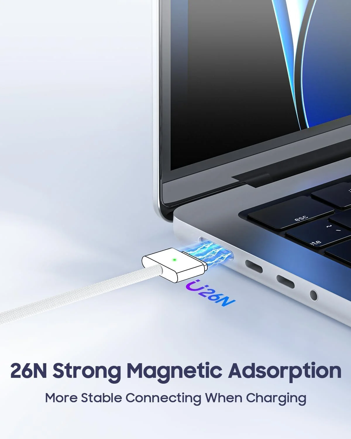 شارژر 96 واتی USB-C برای مکبوک پرو 14 و 16 اینچی (2021، 2022، 2023)، مکبوک پرو M4 2024، مکبوک ایر 13 و 15 اینچی (2022، 2023، 2024، M1، M2، M3)، آداپتور برق 96 واتی (PD-120W) شارژر 96 واتی USB-C برای مکبوک پرو 14 و 16 اینچی (2021، 2022، 2023)، مکبوک پرو M4 2024، مکبوک ایر 13 و 15 اینچی (2022، 2023، 2024، M1، M2، M3)، آداپتور برق 96 واتی (PD-120W)