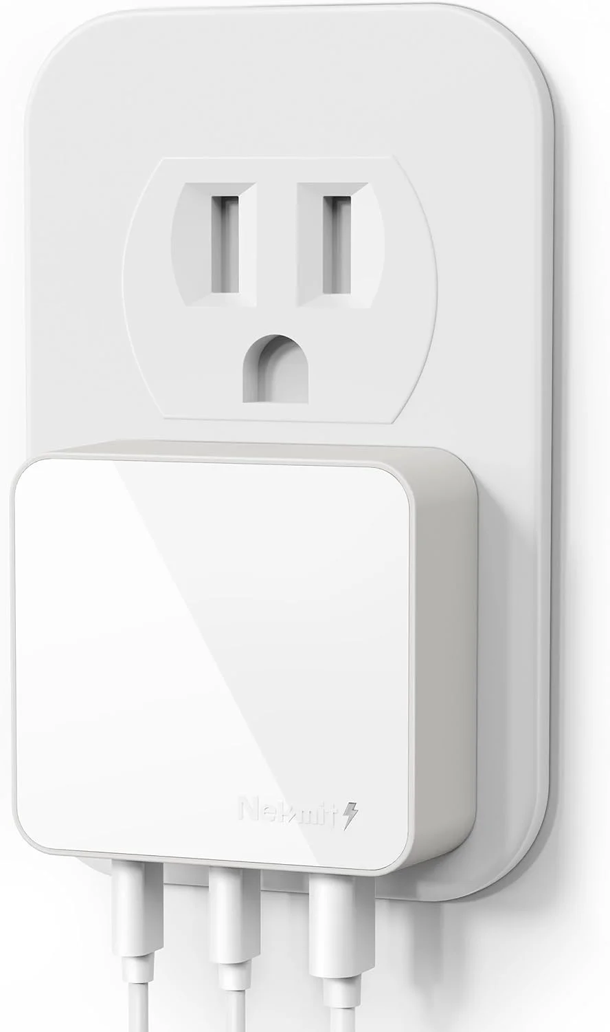 آداپتور شارژر دیواری 100 واتی تخت USB C نکمیت، شارژر سریع 3 پورت GaN، دوشاخه دیواری USB C برای سری آیفون 17/16، مک بوک پرو/ایر، آیپد، گلکسی و غیره (سفید، 100 وات) آداپتور شارژر دیواری 100 واتی تخت USB C نکمیت، شارژر سریع 3 پورت GaN، دوشاخه دیواری USB C برای سری آیفون 17/16، مک بوک پرو/ایر، آیپد، گلکسی و غیره (سفید، 100 وات)