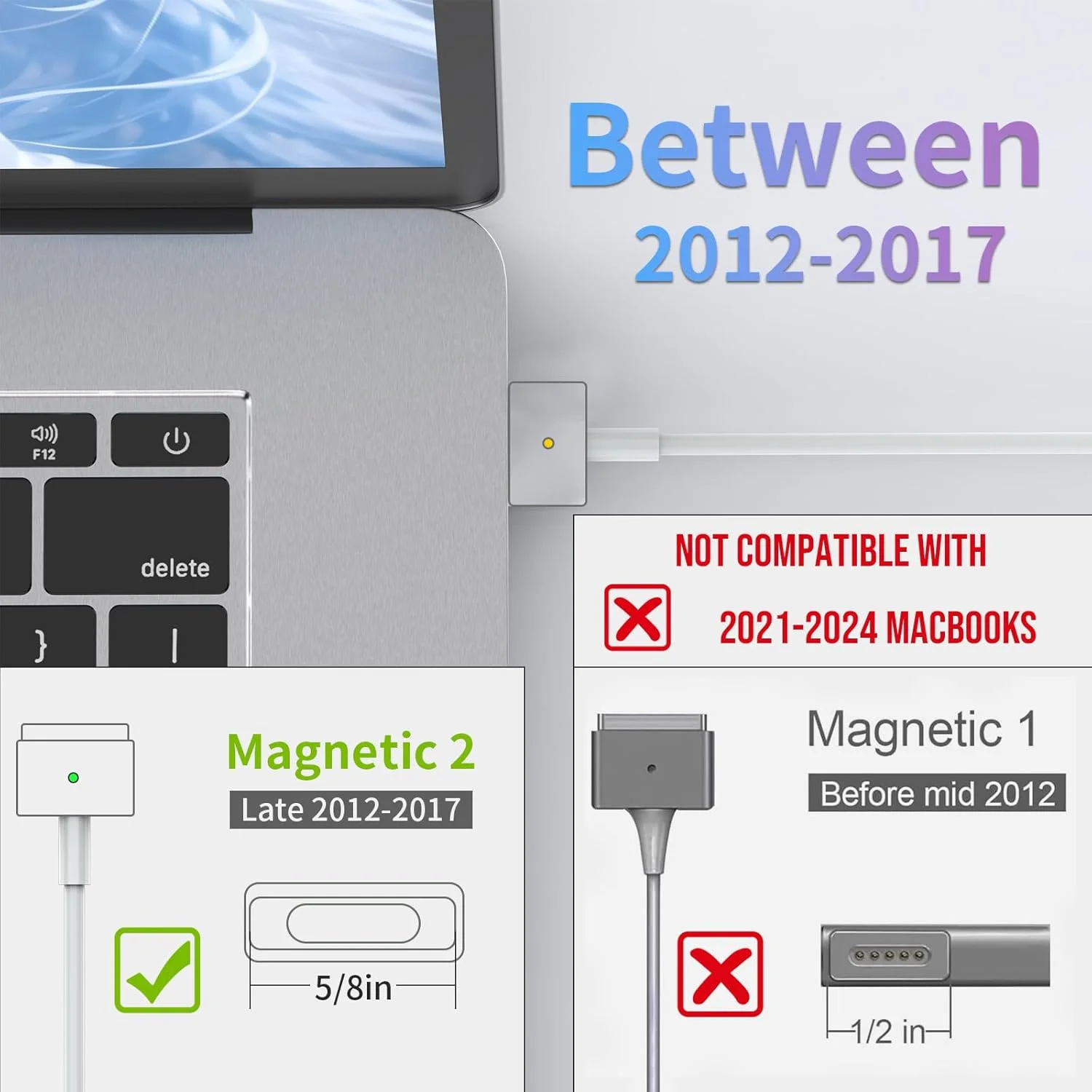 شارژر مک بوک پرو - آداپتور برق مغناطیسی 60 وات 45 وات مناسب مک بوک ایر 11-13 اینچ (2012-2015) شماره قطعات A1425 A1502 A1465 A1466 A1436 A1435 شارژر مک بوک پرو - آداپتور برق مغناطیسی 60 وات 45 وات مناسب مک بوک ایر 11-13 اینچ (2012-2015) شماره قطعات A1425 A1502 A1465 A1466 A1436 A1435