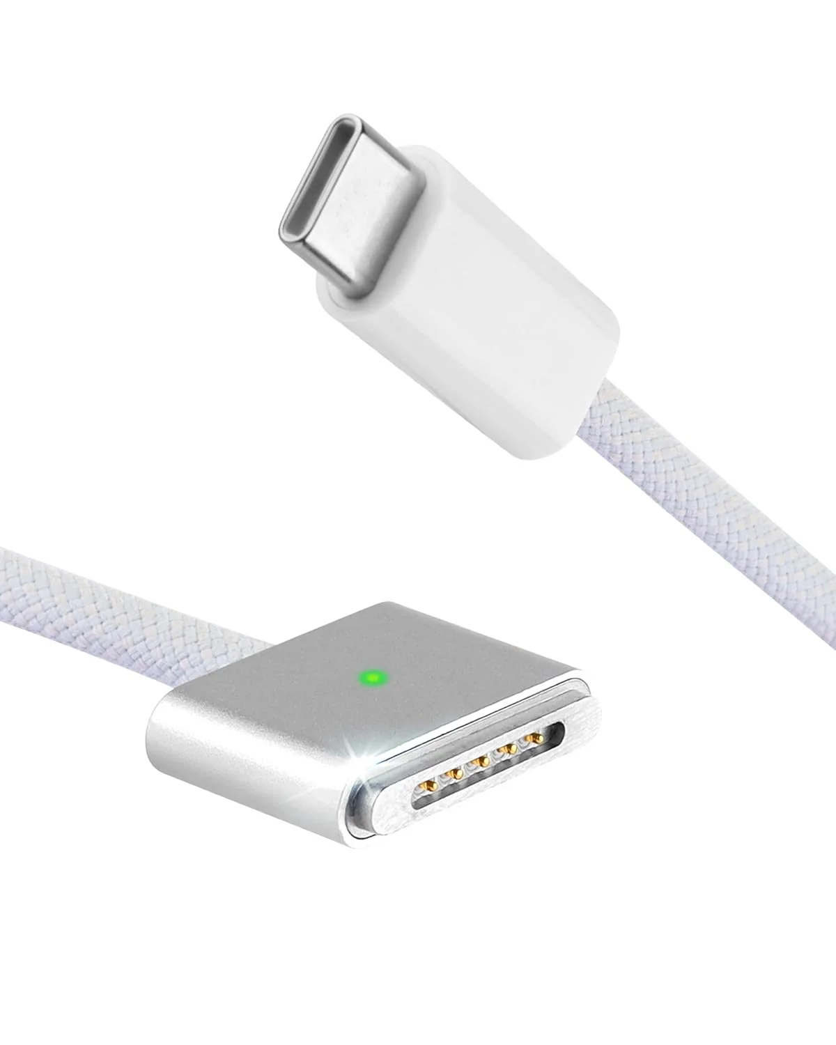 کابل شارژ 140 واتی USB-C به مگنتیک 3، سازگار با مک بوک ایر 2023/2022 (M2)، مک بوک پرو 2021-2023 (M3,M2,M1، 14-16 اینچ) طول 2 متر کابل شارژ 140 واتی USB-C به مگنتیک 3، سازگار با مک بوک ایر 2023/2022 (M2)، مک بوک پرو 2021-2023 (M3,M2,M1، 14-16 اینچ) طول 2 متر