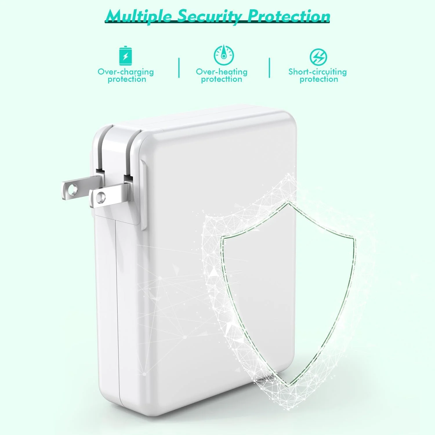 شارژر 70 واتی مک بوک پرو - آداپتور شارژ سریع USB C سازگار با مک بوک پرو و مک بوک ایر 13، 14، 15، 16 اینچی، آیپد پرو و همه دستگاه های USB C شامل کابل شارژ شارژر 70 واتی مک بوک پرو - آداپتور شارژ سریع USB C سازگار با مک بوک پرو و مک بوک ایر 13، 14، 15، 16 اینچی، آیپد پرو و همه دستگاه های USB C شامل کابل شارژ