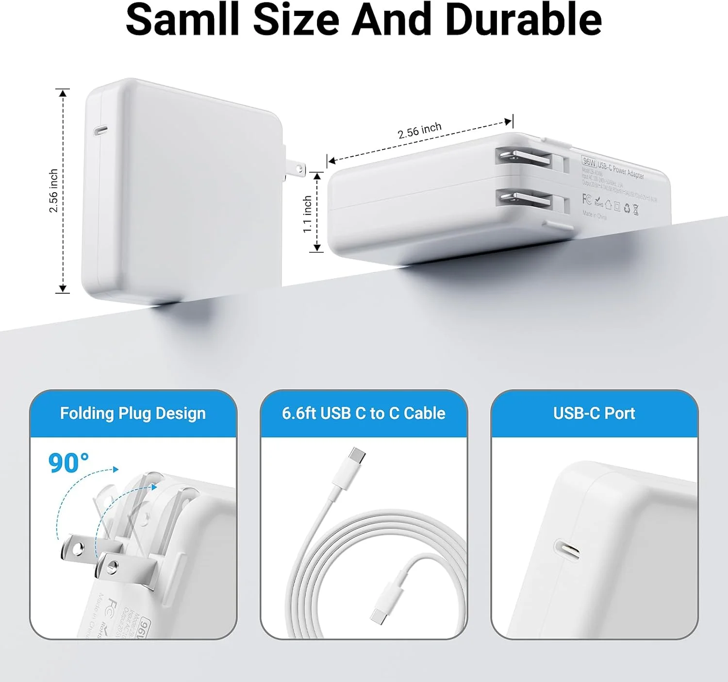 شارژر مک بوک پرو - شارژر سریع 70 واتی USB C با کیفیت اصلی سازگار با مک بوک پرو/ایر، M1 M2 M3 M4، آیپد پرو و همه دستگاه های USBC، همراه با کیف نگهداری برای سفر/مدرسه/سفر کاری شارژر مک بوک پرو - شارژر سریع 70 واتی USB C با کیفیت اصلی سازگار با مک بوک پرو/ایر، M1 M2 M3 M4، آیپد پرو و همه دستگاه های USBC، همراه با کیف نگهداری برای سفر/مدرسه/سفر کاری