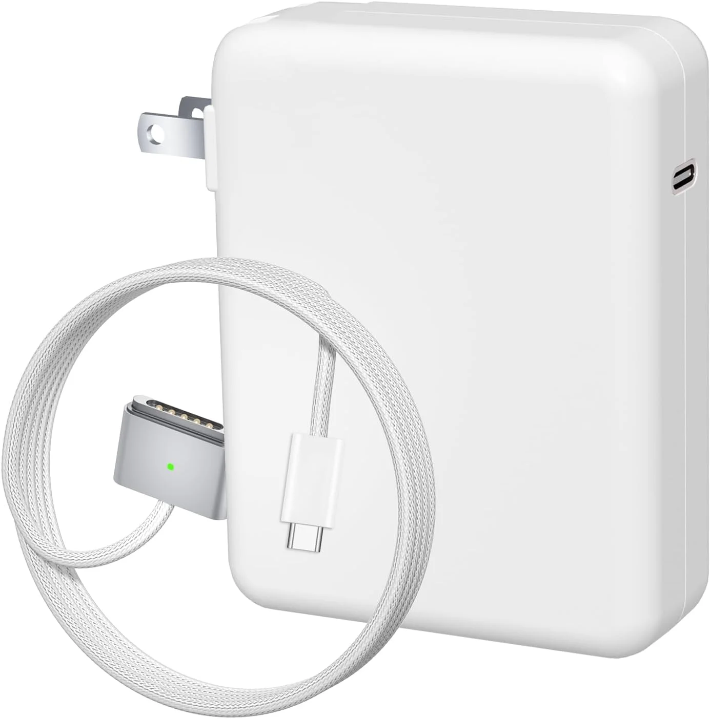 آداپتور برق USB-C ۱۴۰ واتی، کابل USB-C به مگ ۳، سازگار با مک بوک پرو/ایر ۱۳/۱۴/۱۵/۱۶ اینچی M1 M2 M3 M4 (بین سال های ۲۰۲۱-۲۰۲۵) آداپتور برق USB-C ۱۴۰ واتی، کابل USB-C به مگ ۳، سازگار با مک بوک پرو/ایر ۱۳/۱۴/۱۵/۱۶ اینچی M1 M2 M3 M4 (بین سال های ۲۰۲۱-۲۰۲۵)