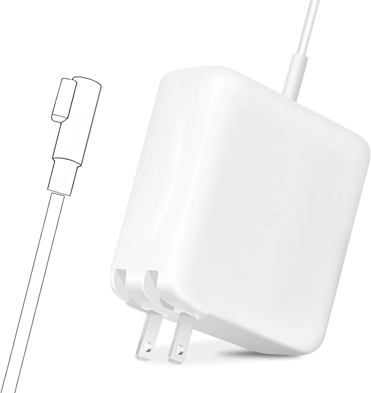 شارژر مک بوک پرو - آداپتور برق 60 وات L-Tip، سازگار با آداپتور برای مک پرو 13 اینچی قبل از اواسط 2012 (مک بوک 2009-2010) شارژر مک بوک پرو - آداپتور برق 60 وات L-Tip، سازگار با آداپتور برای مک پرو 13 اینچی قبل از اواسط 2012 (مک بوک 2009-2010)