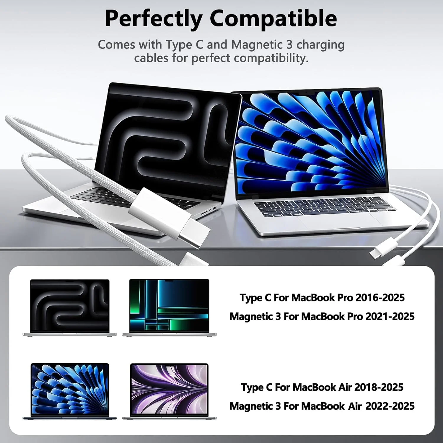 شارژر مک بوک پرو - 280 وات، شارژر سریع 2 پورت 140 واتی USB C لپ تاپ، سازگار با مک بوک پرو/ایر 16 15 14 13 اینچ، سری M1 M2 M3 M4 و همه دستگاه های USB C، با کابل 6.6 فوتی Type C و Magnetic 3 شارژر مک بوک پرو - 280 وات، شارژر سریع 2 پورت 140 واتی USB C لپ تاپ، سازگار با مک بوک پرو/ایر 16 15 14 13 اینچ، سری M1 M2 M3 M4 و همه دستگاه های USB C، با کابل 6.6 فوتی Type C و Magnetic 3