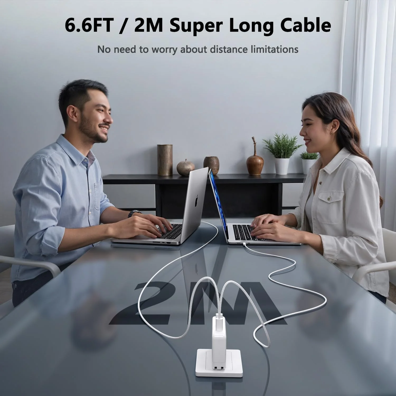 شارژر مک بوک پرو - 280 وات، شارژر سریع 2 پورت 140 واتی USB C لپ تاپ، سازگار با مک بوک پرو/ایر 16 15 14 13 اینچ، سری M1 M2 M3 M4 و همه دستگاه های USB C، با کابل 6.6 فوتی Type C و Magnetic 3 شارژر مک بوک پرو - 280 وات، شارژر سریع 2 پورت 140 واتی USB C لپ تاپ، سازگار با مک بوک پرو/ایر 16 15 14 13 اینچ، سری M1 M2 M3 M4 و همه دستگاه های USB C، با کابل 6.6 فوتی Type C و Magnetic 3