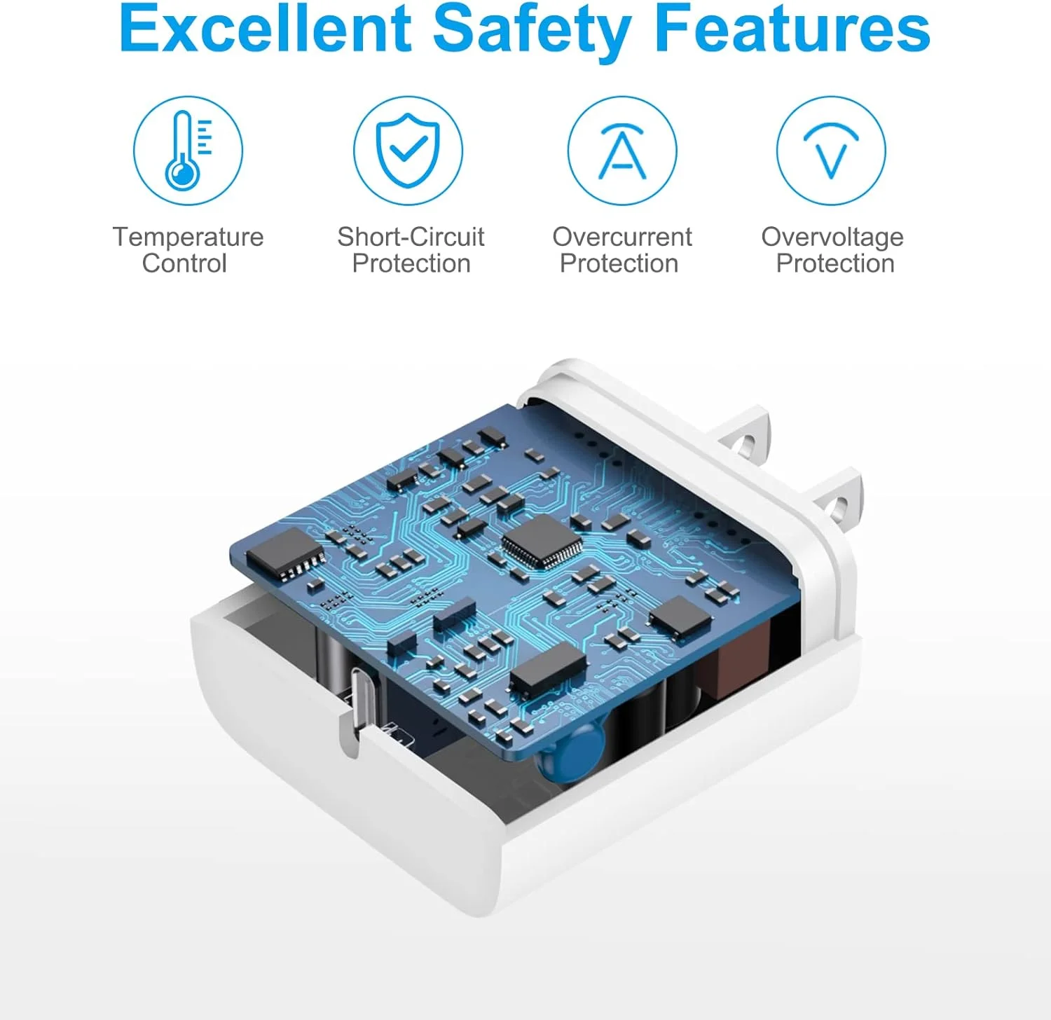 شارژر سریع آیفون 17، 16، 15، طول 3 متر - آداپتور 20 واتی USB C به همراه کابل Type C سازگار با آیفون 17/17 پرو/17 پرو مکس/ایر/16/16e/15، آیپد پرو، ایر M3/M2/5/4، نسل 11/10 (سفید) شارژر سریع آیفون 17، 16، 15، طول 3 متر - آداپتور 20 واتی USB C به همراه کابل Type C سازگار با آیفون 17/17 پرو/17 پرو مکس/ایر/16/16e/15، آیپد پرو، ایر M3/M2/5/4، نسل 11/10 (سفید)