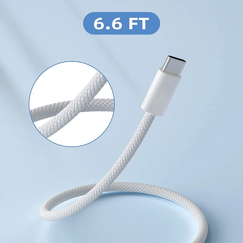 کابل شارژ سریع ایمن مغناطیسی 140 واتی USB-C به Magnetic 3 طول 2 متر مناسب برای MacBook Pro 14 و 16 اینچی 2024 M3 Pro & Max، Air 2022 M2، MacBook Pro 2023 M2 Pro & Max