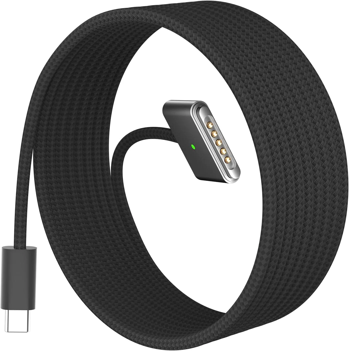 کابل USB-C به مگنتی 3، طول 2 متر، شارژ سریع 140 واتی سازگار با مک بوک پرو 16/14 اینچ 2021-2024، مک بوک ایر 13/15 اینچ M2/M3/M4 (2022-2025)، شارژر مگنتی با نشانگر LED - مشکی کابل USB-C به مگنتی 3، طول 2 متر، شارژ سریع 140 واتی سازگار با مک بوک پرو 16/14 اینچ 2021-2024، مک بوک ایر 13/15 اینچ M2/M3/M4 (2022-2025)، شارژر مگنتی با نشانگر LED - مشکی