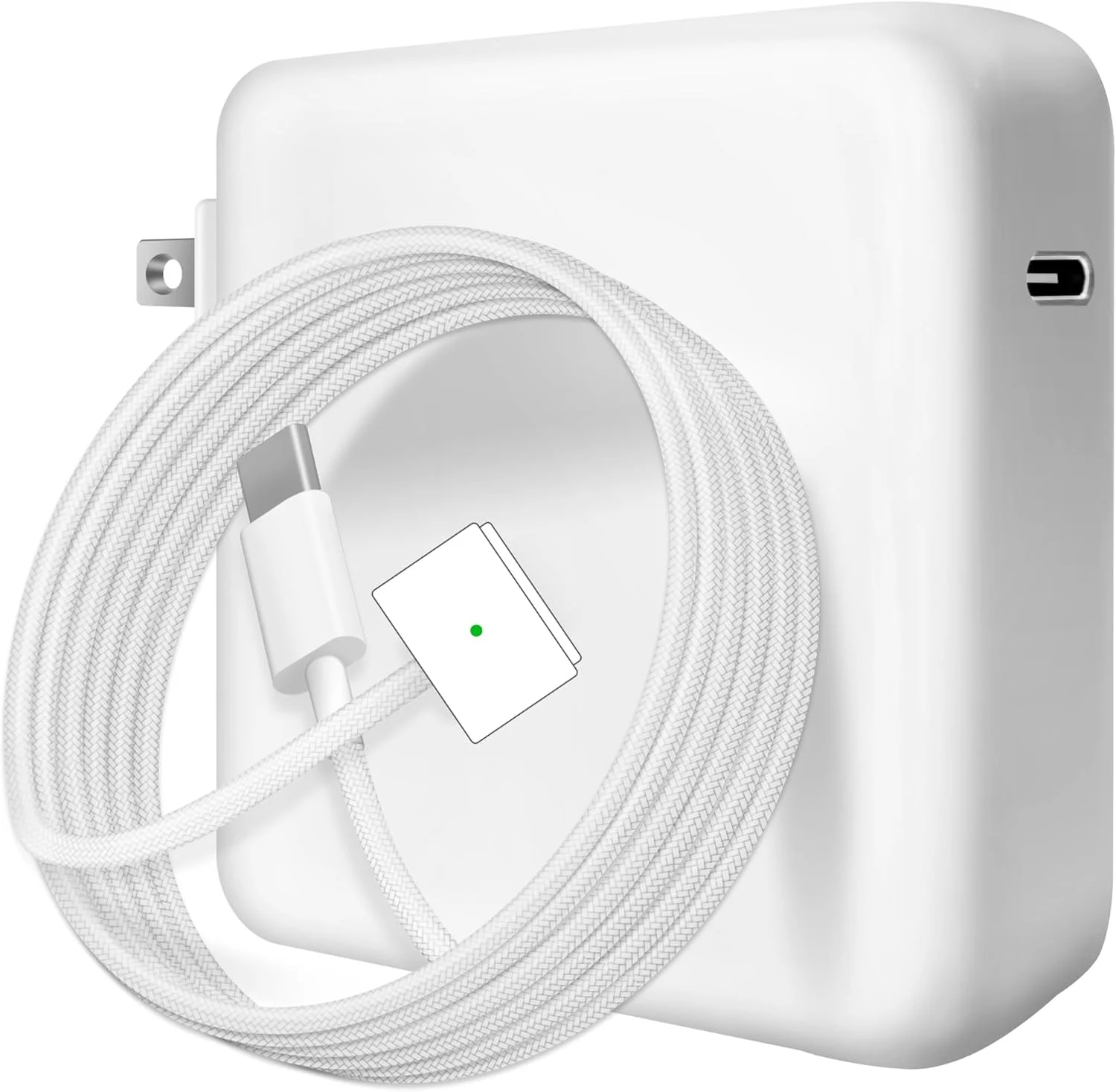 شارژر USB C مدل 96W/70W برای مک پرو 16، 15، 13 اینچی، مک ایر 13 اینچی مدل 2025/2024/2023/2022/2021، آی/پد پرو 12.9/11 اینچی، کابل تاندربولت 3 با طول 6.6 فوت USB C به Mag 3 شارژر USB C مدل 96W/70W برای مک پرو 16، 15، 13 اینچی، مک ایر 13 اینچی مدل 2025/2024/2023/2022/2021، آی/پد پرو 12.9/11 اینچی، کابل تاندربولت 3 با طول 6.6 فوت USB C به Mag 3