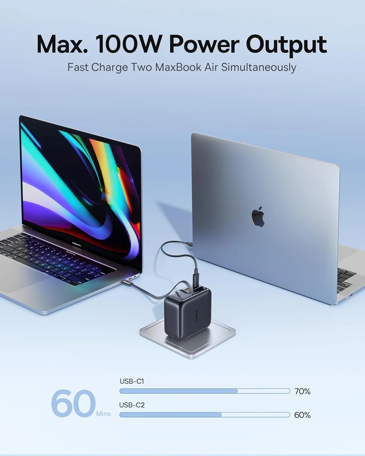 شارژر ۱۰۰ واتی USB C باسئوس Enercore با کابل داخلی جمع شونده، آداپتور دیواری شارژ سریع PD تاشو ۳ پورت برای MacBook Pro/Air، iPad، iPhone 17، Galaxy S25، Pixel، Steam Deck، ROG Ally شارژر ۱۰۰ واتی USB C باسئوس Enercore با کابل داخلی جمع شونده، آداپتور دیواری شارژ سریع PD تاشو ۳ پورت برای MacBook Pro/Air، iPad، iPhone 17، Galaxy S25، Pixel، Steam Deck، ROG Ally