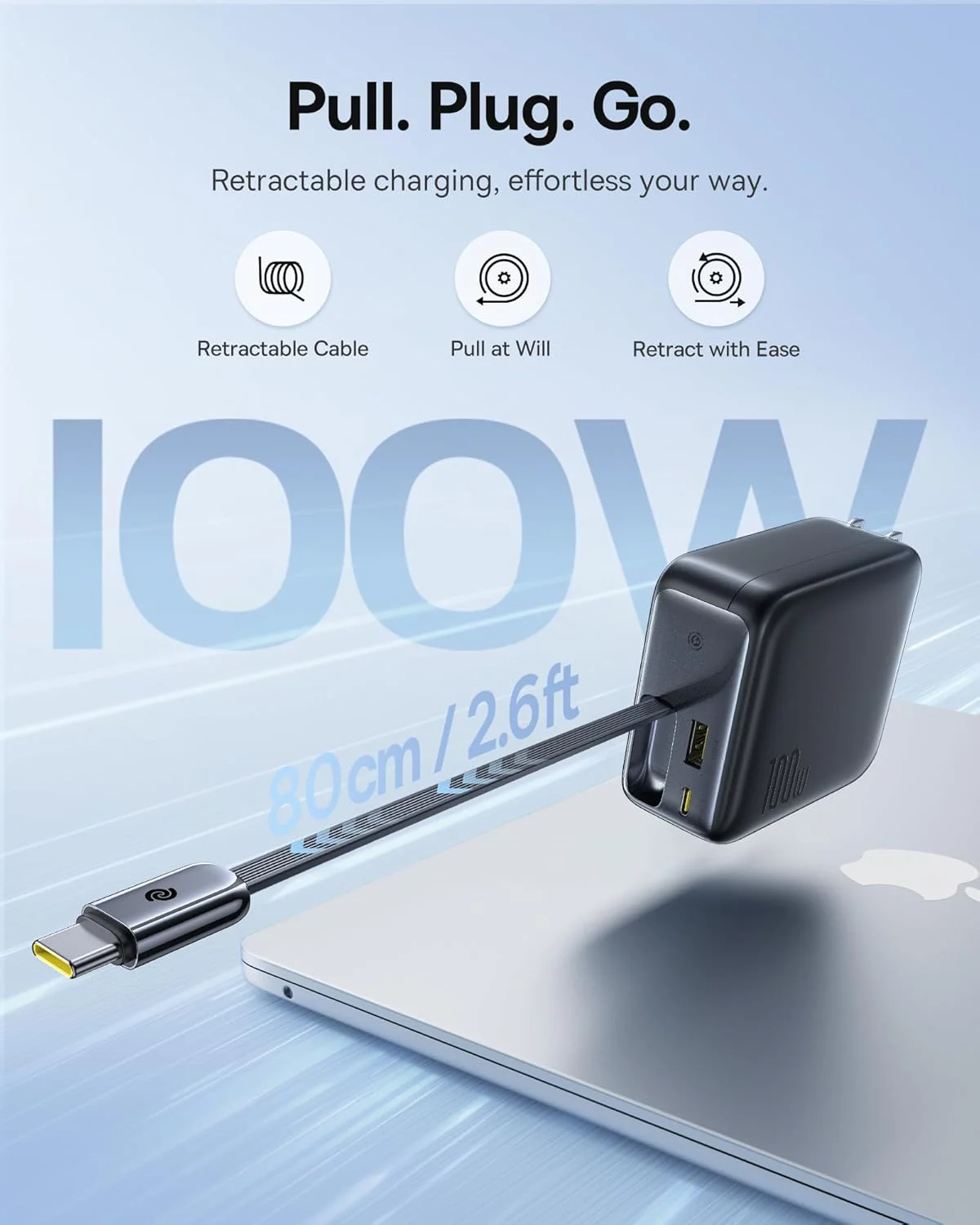 شارژر ۱۰۰ واتی USB C باسئوس Enercore با کابل داخلی جمع شونده، آداپتور دیواری شارژ سریع PD تاشو ۳ پورت برای MacBook Pro/Air، iPad، iPhone 17، Galaxy S25، Pixel، Steam Deck، ROG Ally شارژر ۱۰۰ واتی USB C باسئوس Enercore با کابل داخلی جمع شونده، آداپتور دیواری شارژ سریع PD تاشو ۳ پورت برای MacBook Pro/Air، iPad، iPhone 17، Galaxy S25، Pixel، Steam Deck، ROG Ally