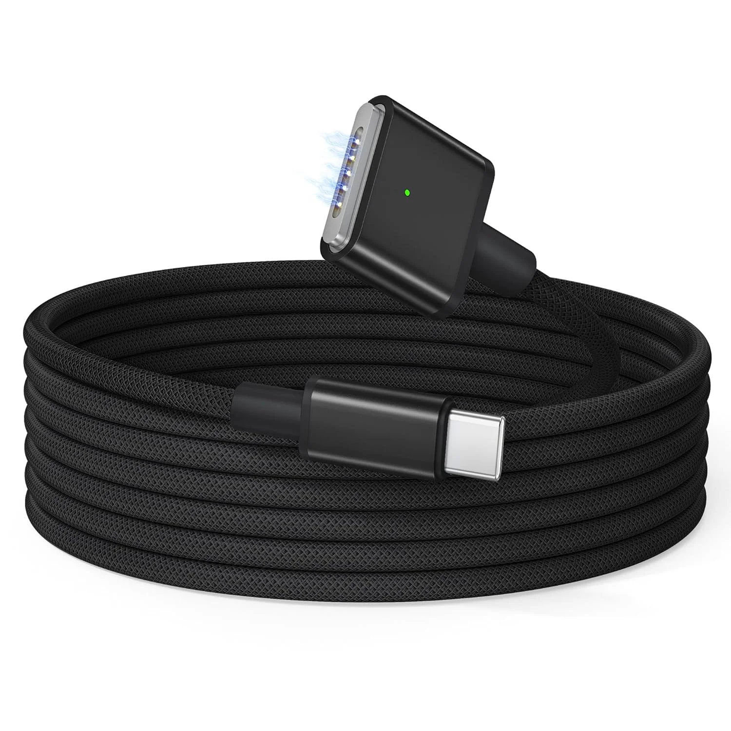 کابل شارژ مغناطیسی Basesailor برای مکبوک ایر M4، طول 3 متر، 140 وات USB C به Mag 3، مناسب برای مکبوک ایر (13 و 15 اینچ 2025، M3 2024، M2 2022 2023)، پرو (16 و 14 اینچ M4 Pro Max، M3 2024، M2 2023، M1)، ایمن کابل شارژ مغناطیسی Basesailor برای مکبوک ایر M4، طول 3 متر، 140 وات USB C به Mag 3، مناسب برای مکبوک ایر (13 و 15 اینچ 2025، M3 2024، M2 2022 2023)، پرو (16 و 14 اینچ M4 Pro Max، M3 2024، M2 2023، M1)، ایمن