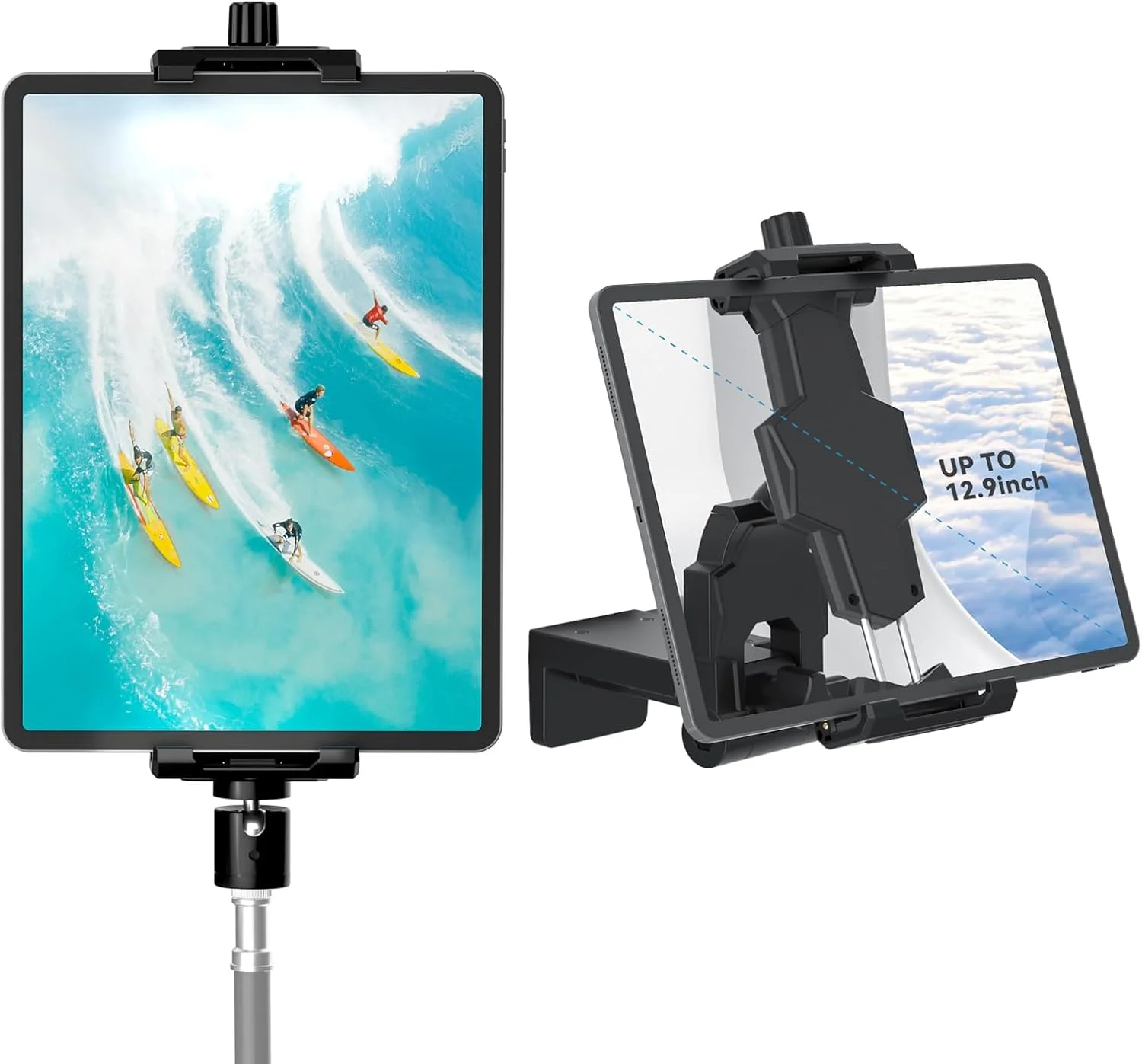 آداپتور اتصال سه پایه آیپد KDD و نگهدارنده تبلت هواپیما