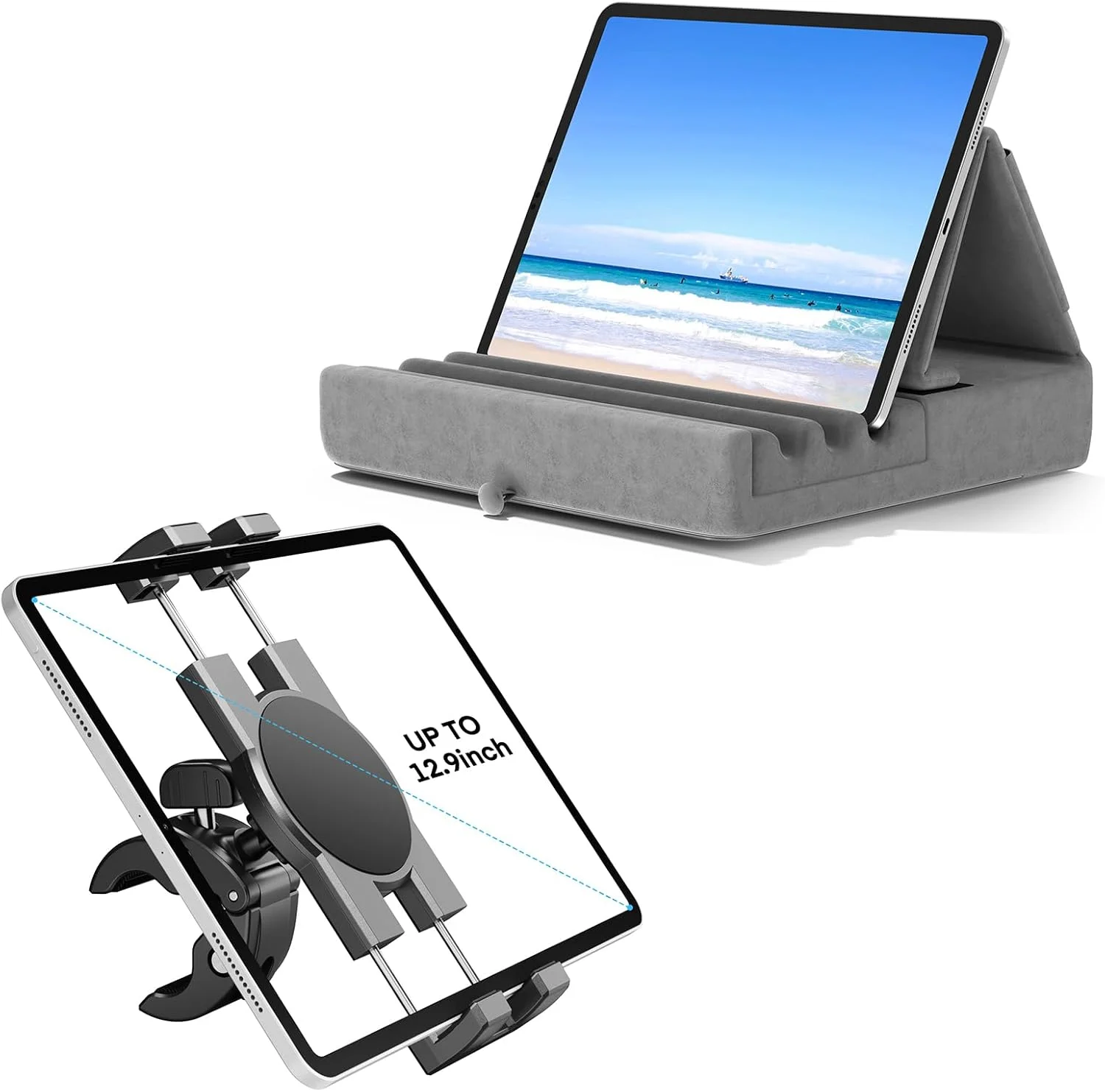 نگهدارنده تبلت تاشو KDD برای استفاده روی پا و پایه نگهدارنده تبلت دوچرخه ثابت