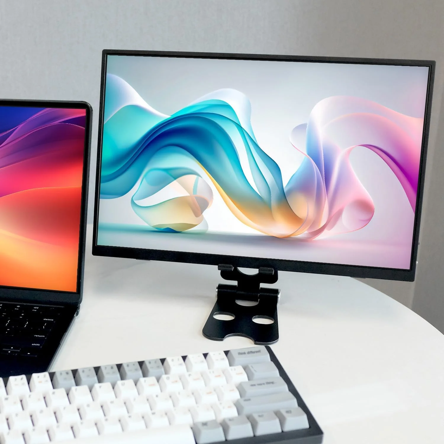 پایه تبلت آلیاژ آلومینیوم Kado برای مانیتور قابل حمل، نگهدارنده تاشو و قابل تنظیم آیپد، لوازم جانبی میز کار برای کیندل، سوییچ، آیپد پرو/ایر/مینی، آیفون پرو/مکس/پلاس